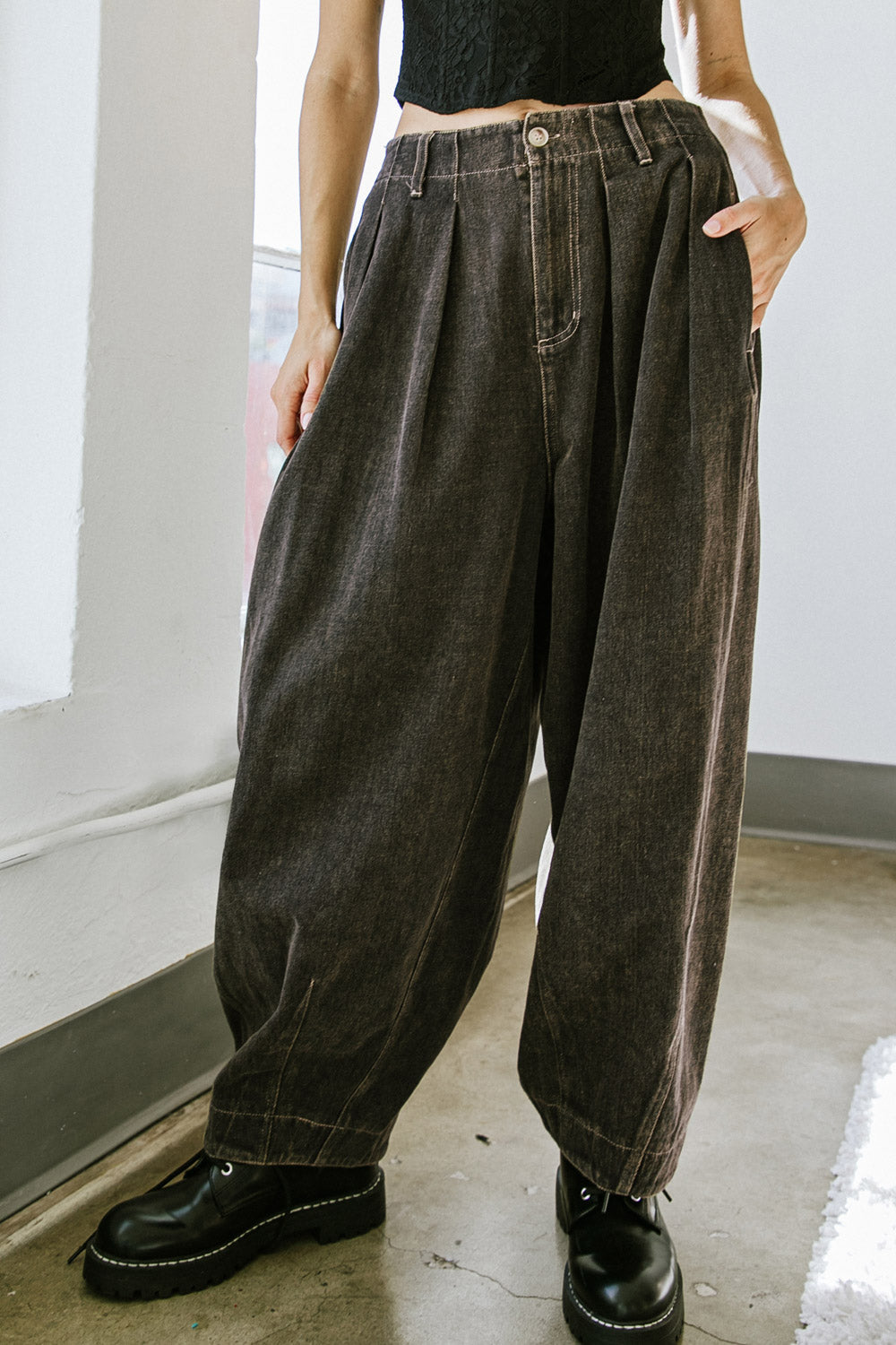 STUCK IN YOUR WAYS DENIM PANTS - MaraFormigone