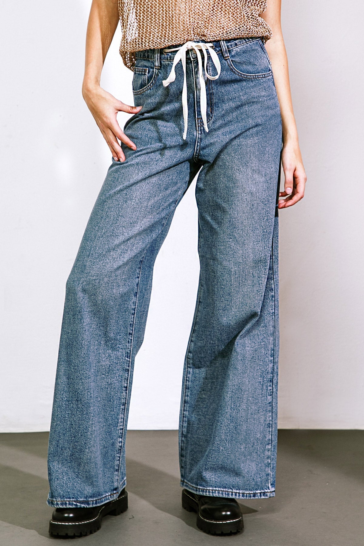 SHE'S A SWEET TALKER DENIM PANTS - MaraFormigone