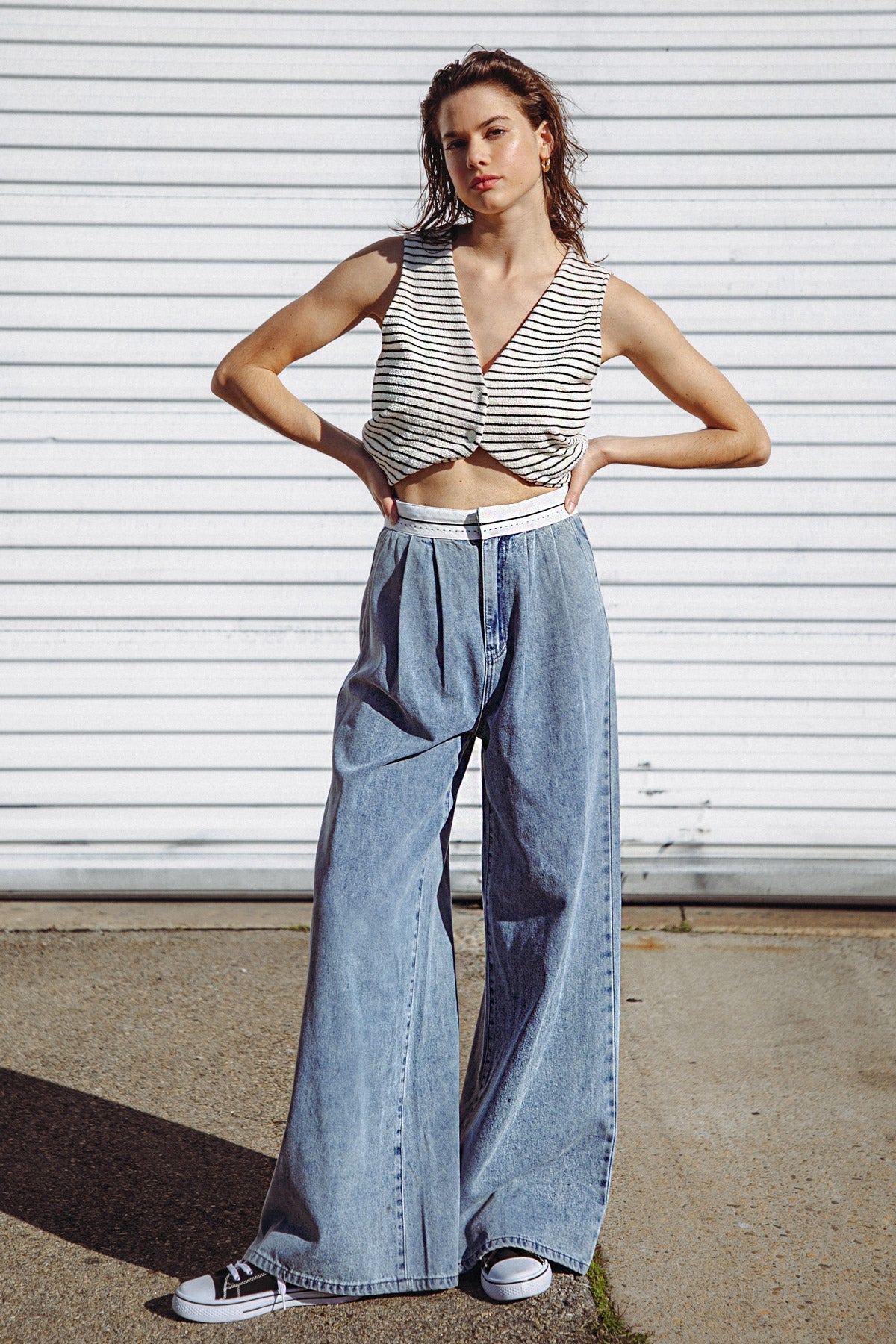 FOREVER WONDERING DENIM PANTS - MaraFormigone