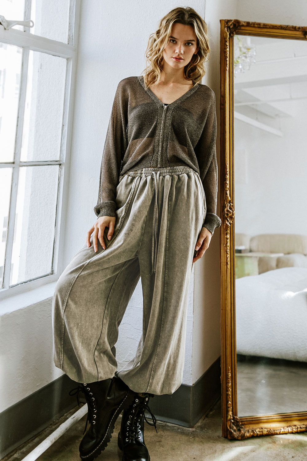 BLUSA DE SUÉTER "HERE GOES NOTHING"