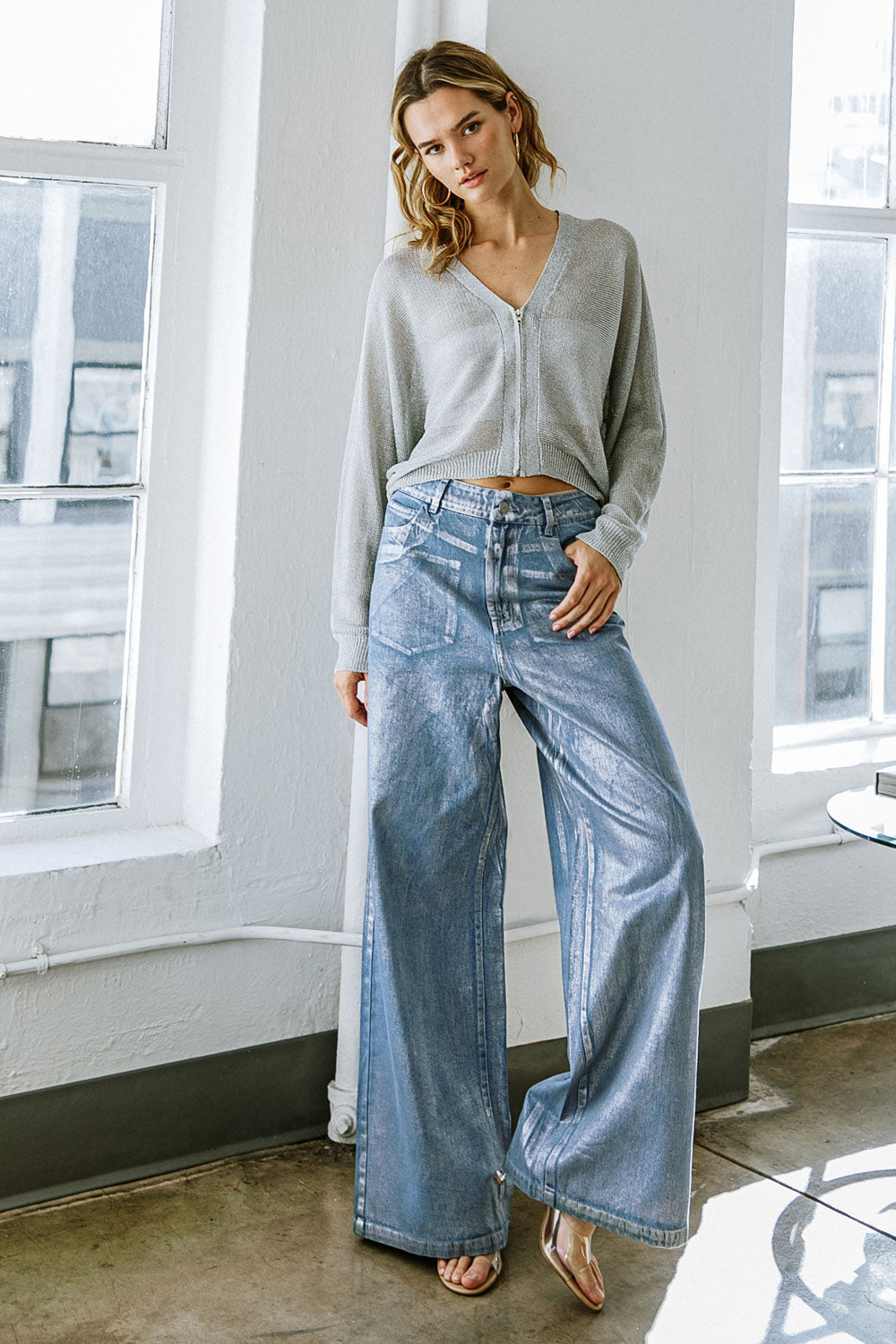 BLUSA DE SUÉTER "HERE GOES NOTHING"