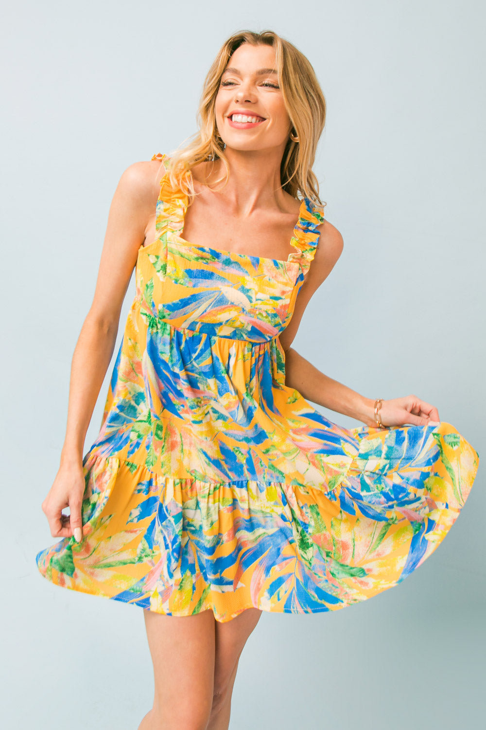 SWEETEST SENSATION WOVEN MINI DRESS - MaraFormigone