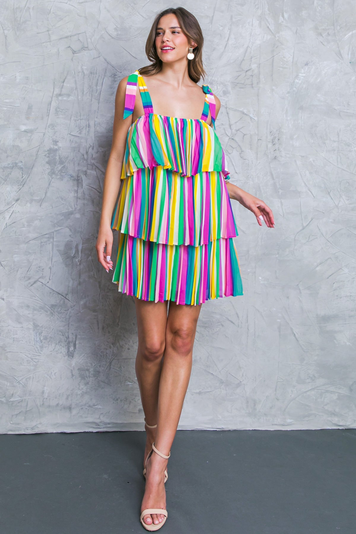 PROPER PARADISE WOVEN MINI DRESS - MaraFormigone