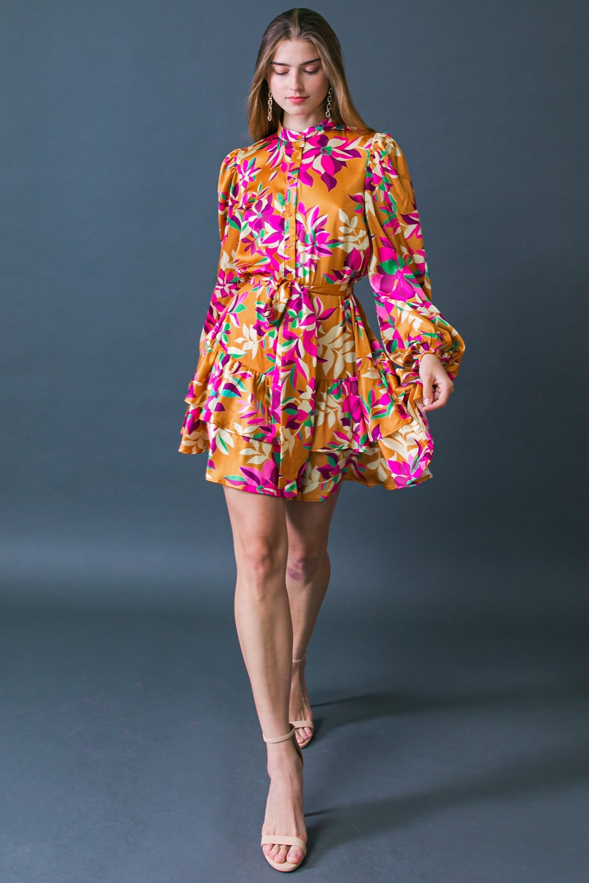 VESTIDO MINI TECIDO "APENAS ACREDITE EM MIM"