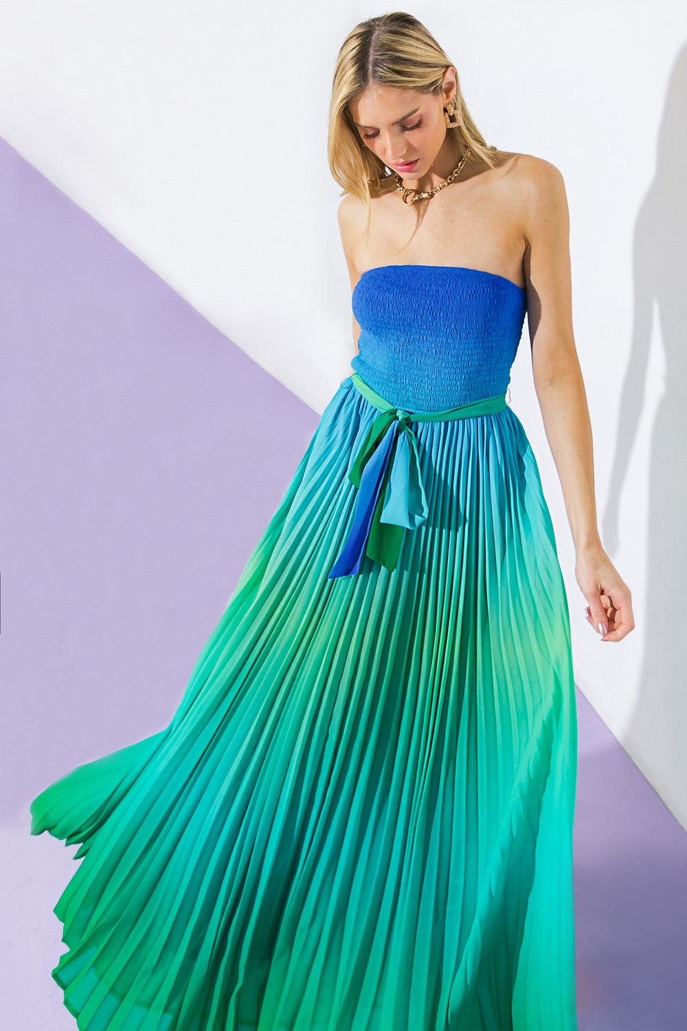 GIVE IT A GO IN GARDEN WOVEN MAXI DRESS - MaraFormigone