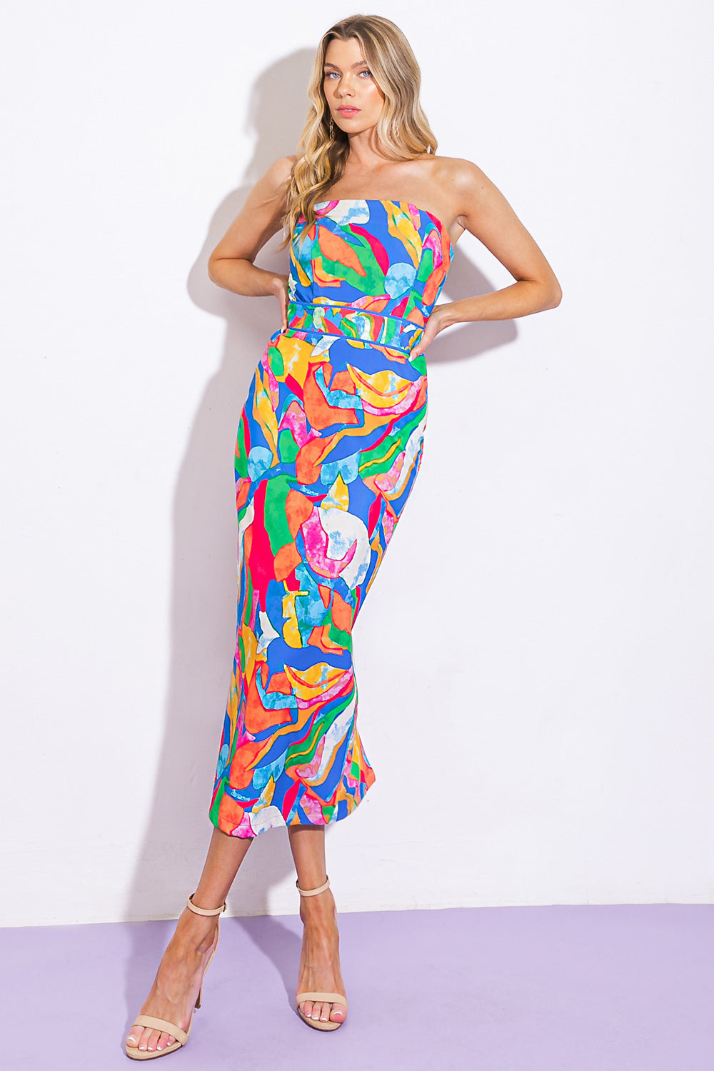 VESTIDO MIDI PONTI DE SEEKING SUN