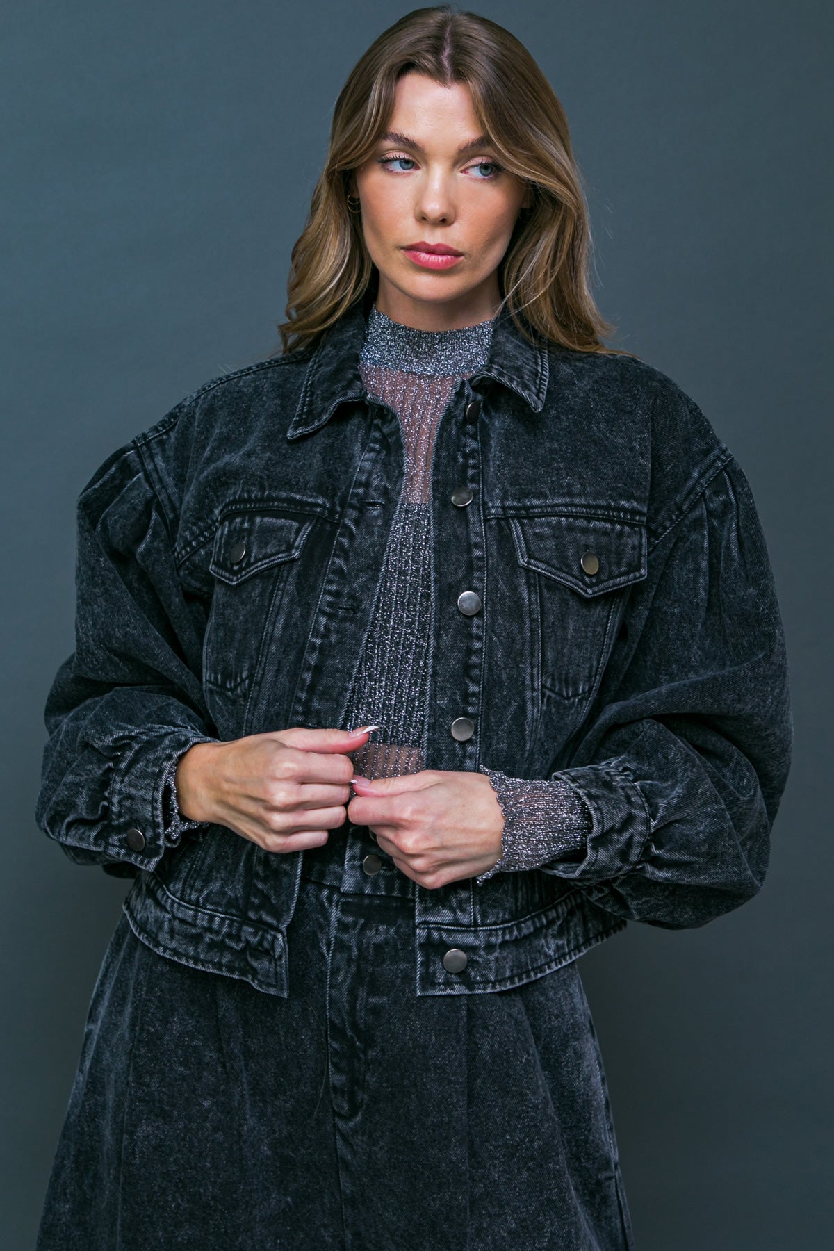 SEE YOU GO DENIM JACKET - MaraFormigone