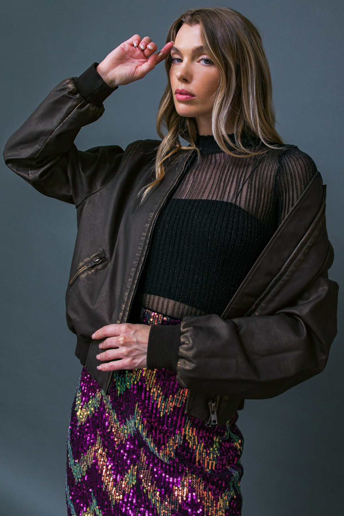 MY GREATEST JOY LEATHER JACKET - MaraFormigone