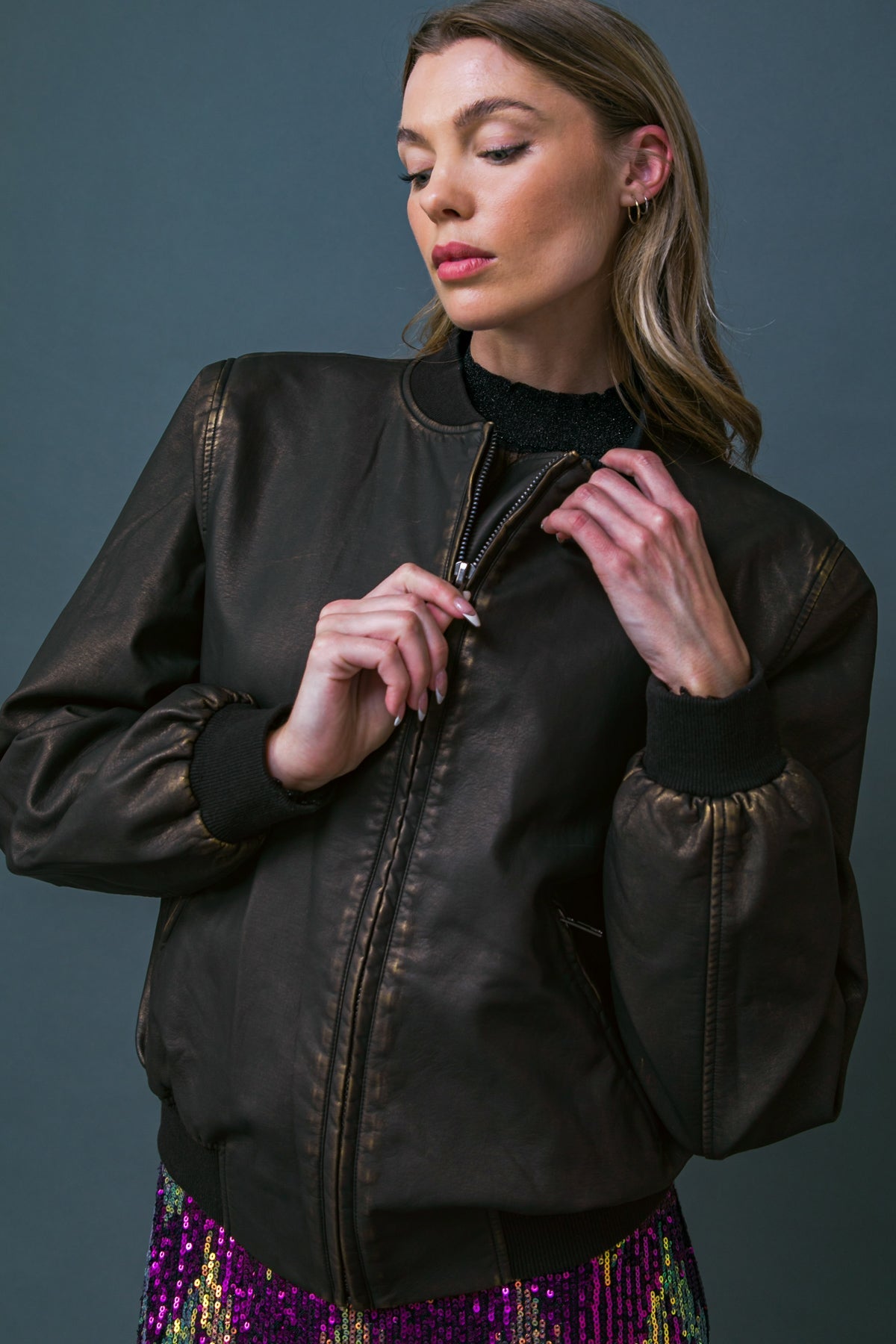 MY GREATEST JOY LEATHER JACKET - MaraFormigone