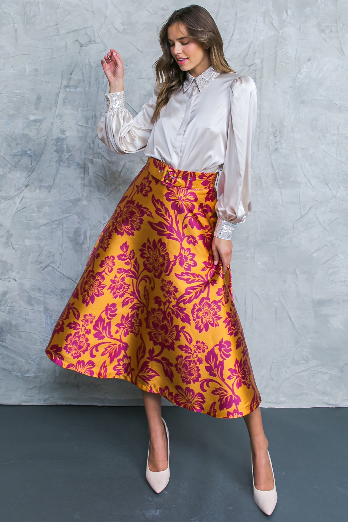 PERFECT REFINEMENT WOVEN SKIRT - MaraFormigone
