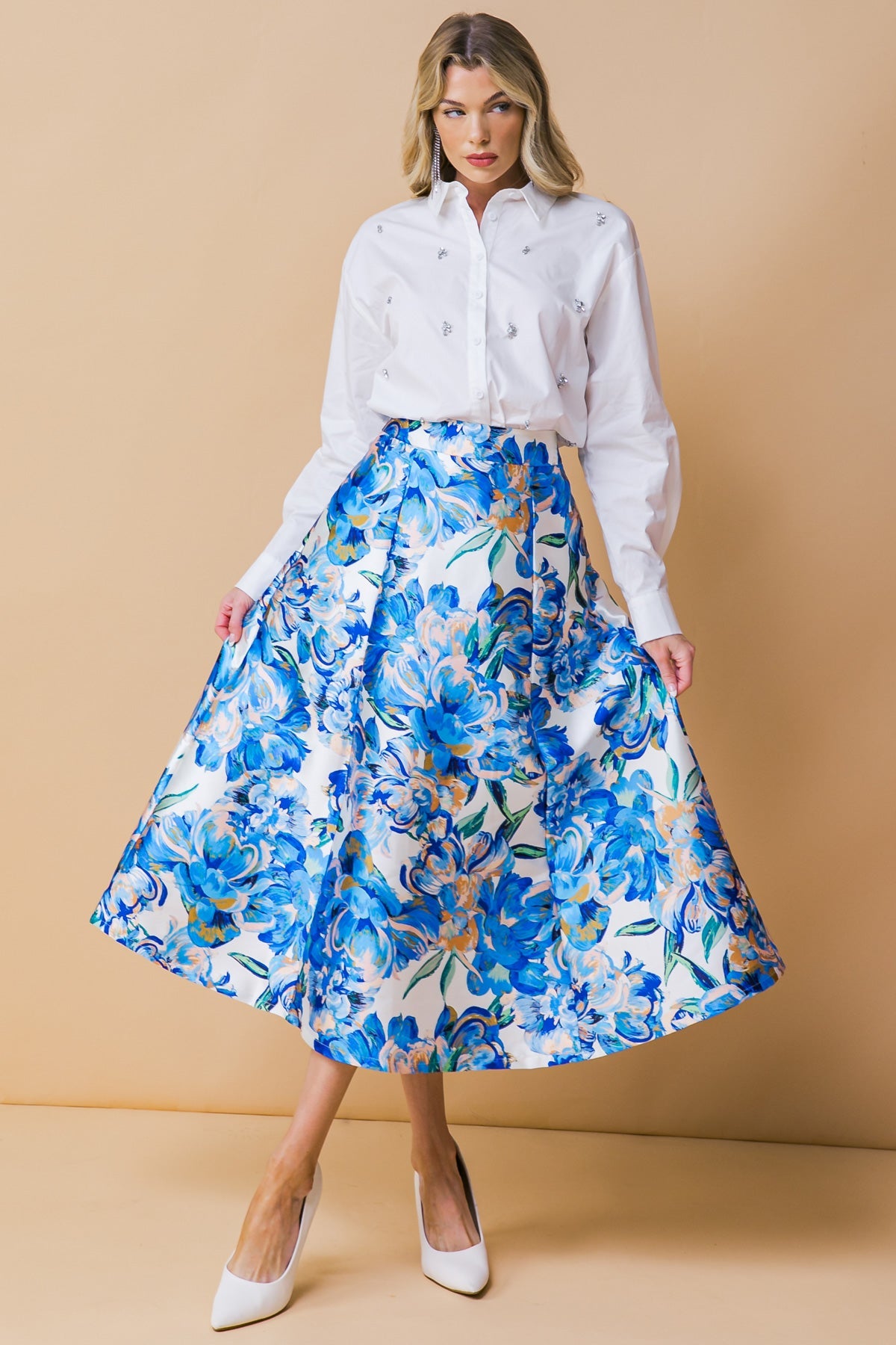 LIMITLESS RADIANCE WOVEN SKIRT - MaraFormigone