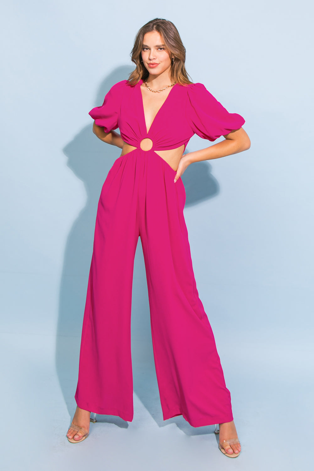 IN MY DREAMS WOVEN JUMPSUIT - MaraFormigone