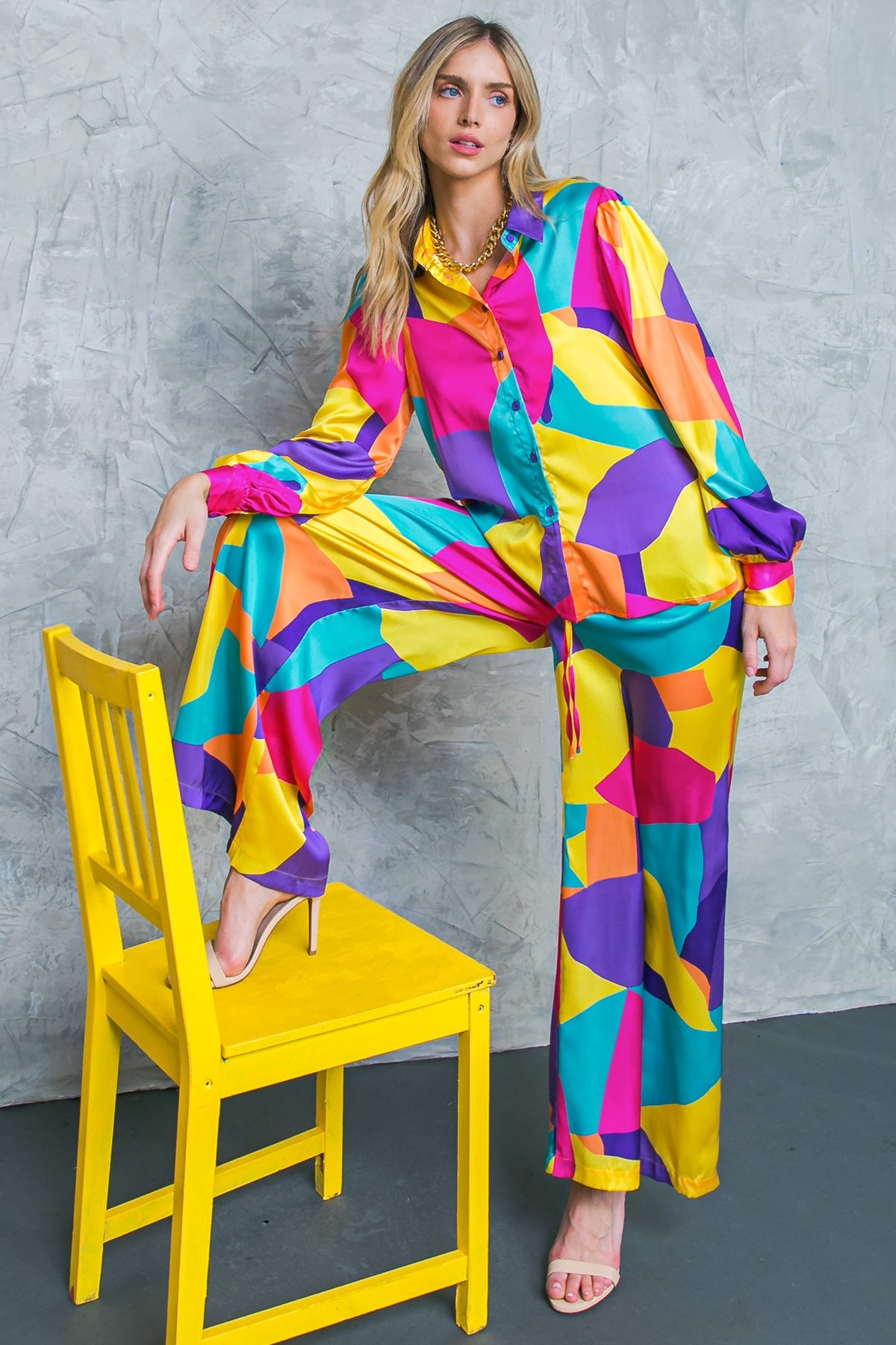 PANTALONES TEJIDOS FOLLOW THE FLOW