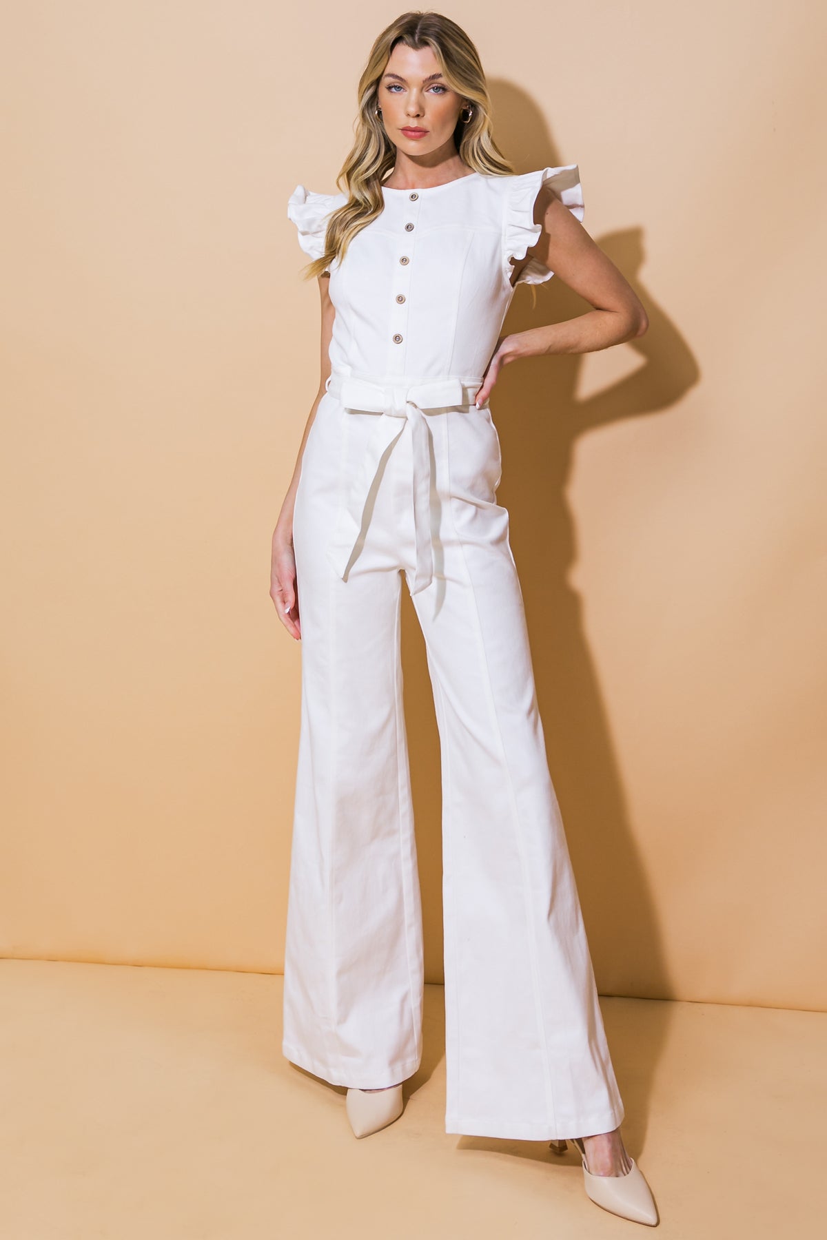 HEADING UPTOWN TWILL JUMPSUIT - MaraFormigone