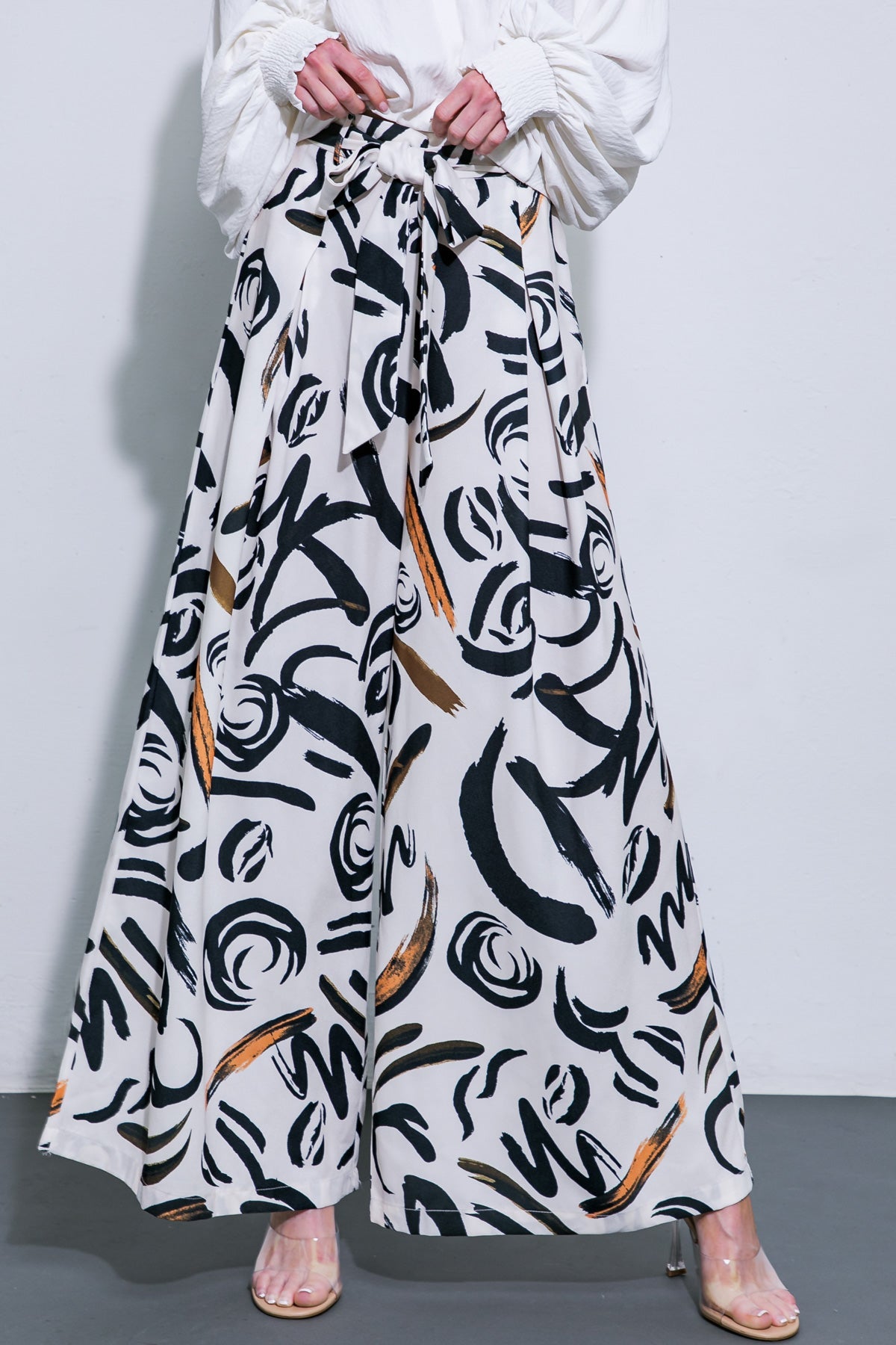 CALÇAS DE TECIDO MAIN EVENT