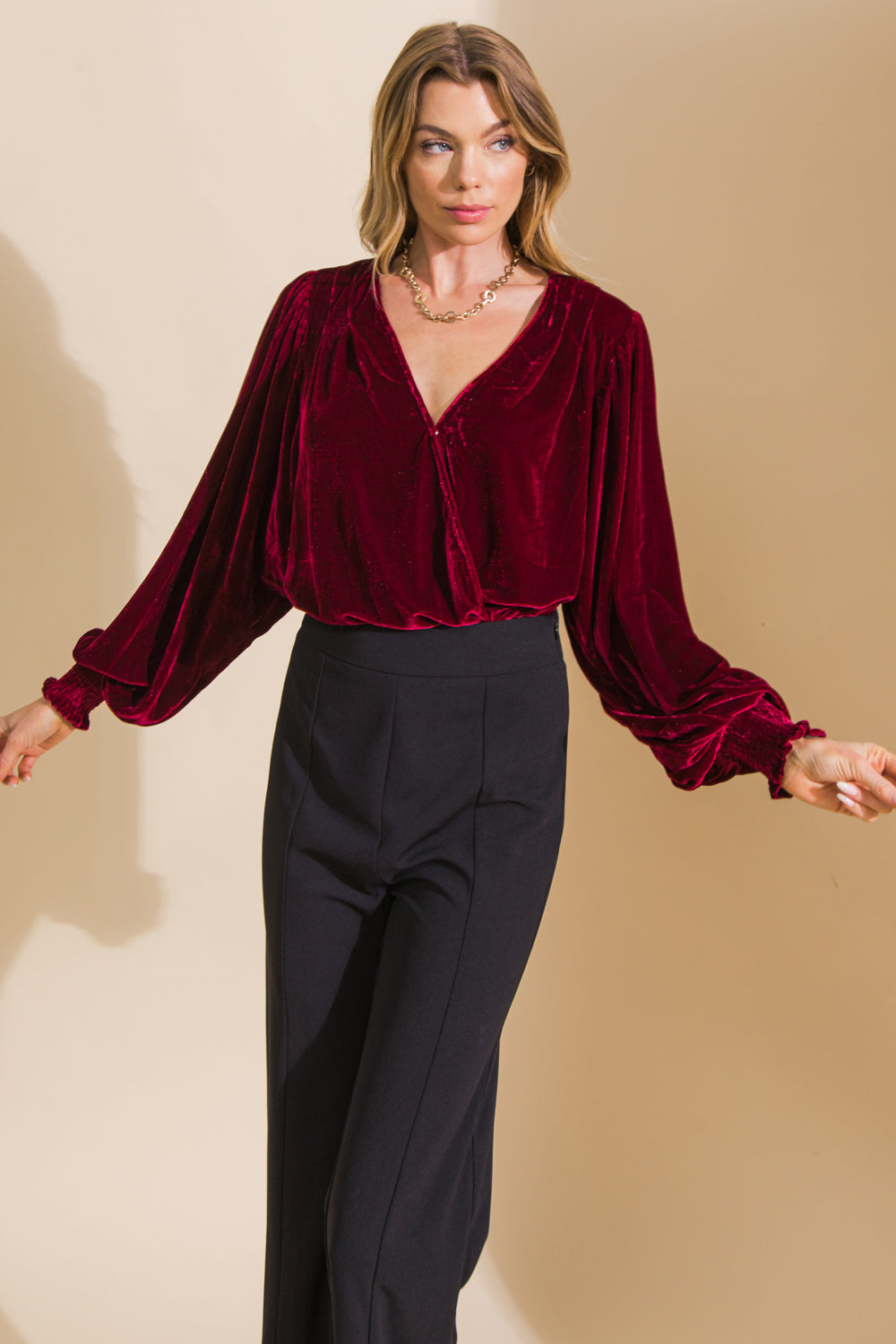 LIKE NO OTHER VELVET BODYSUIT - MaraFormigone