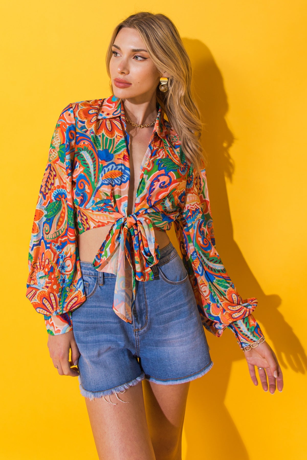 MEU LUGAR FELIZ BLUSA DE TECIDO