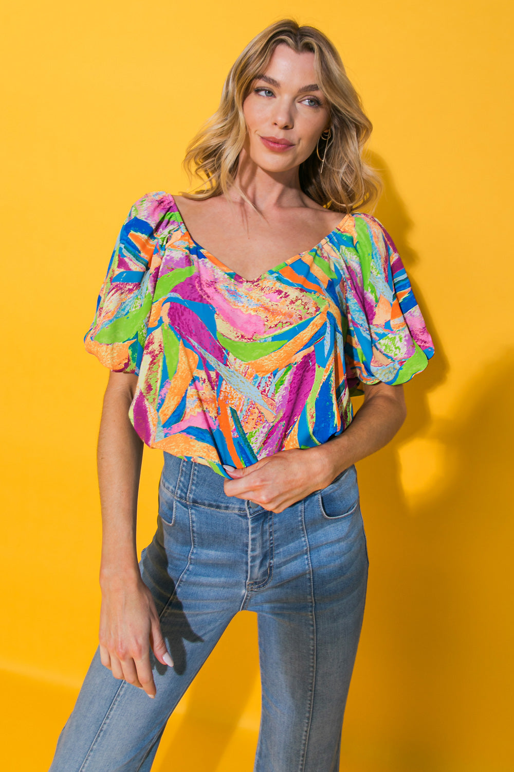 HONESTLY BREATHTAKING WOVEN TOP - MaraFormigone