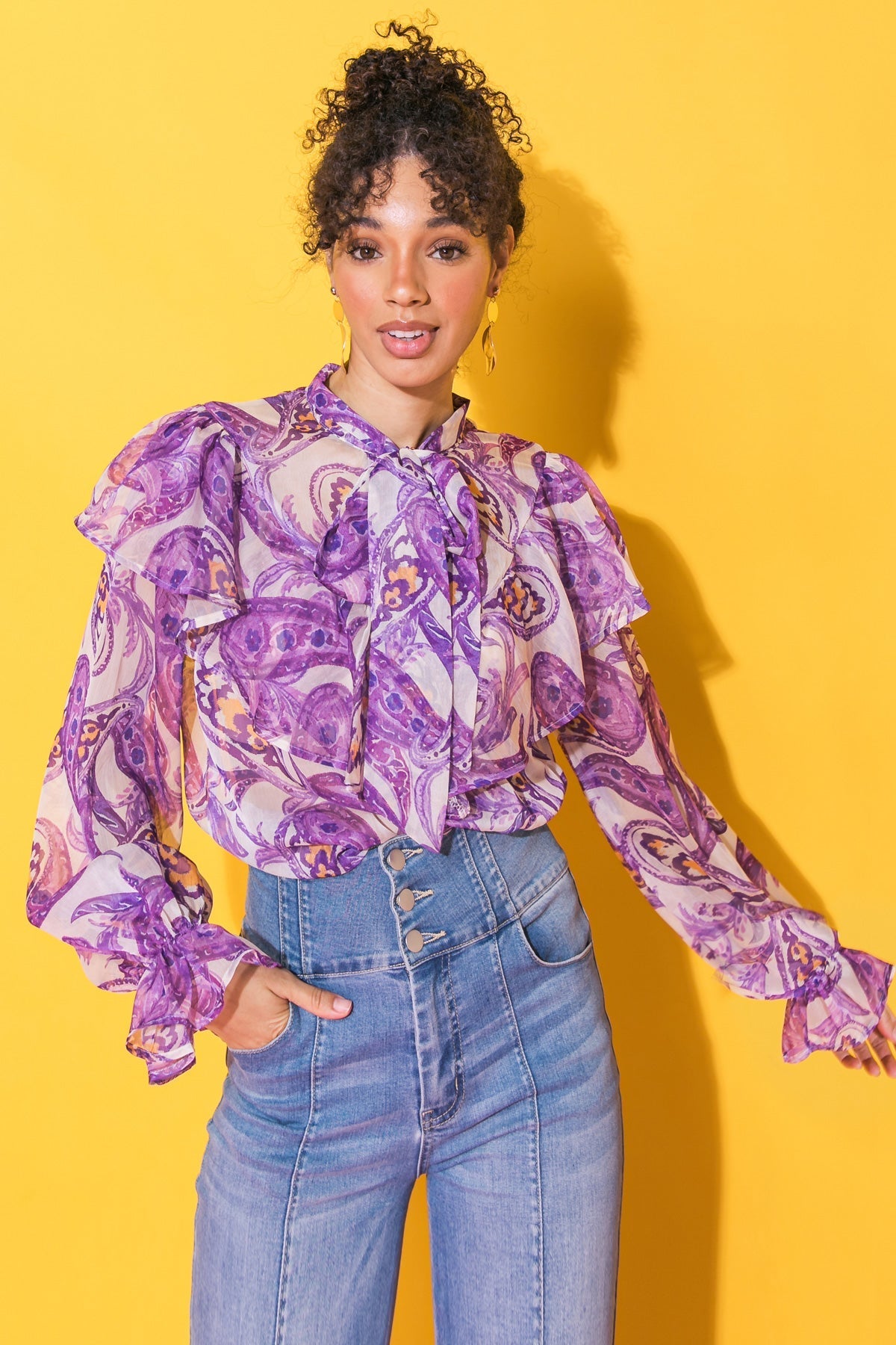 SWEETEST HELLO WOVEN TOP - MaraFormigone