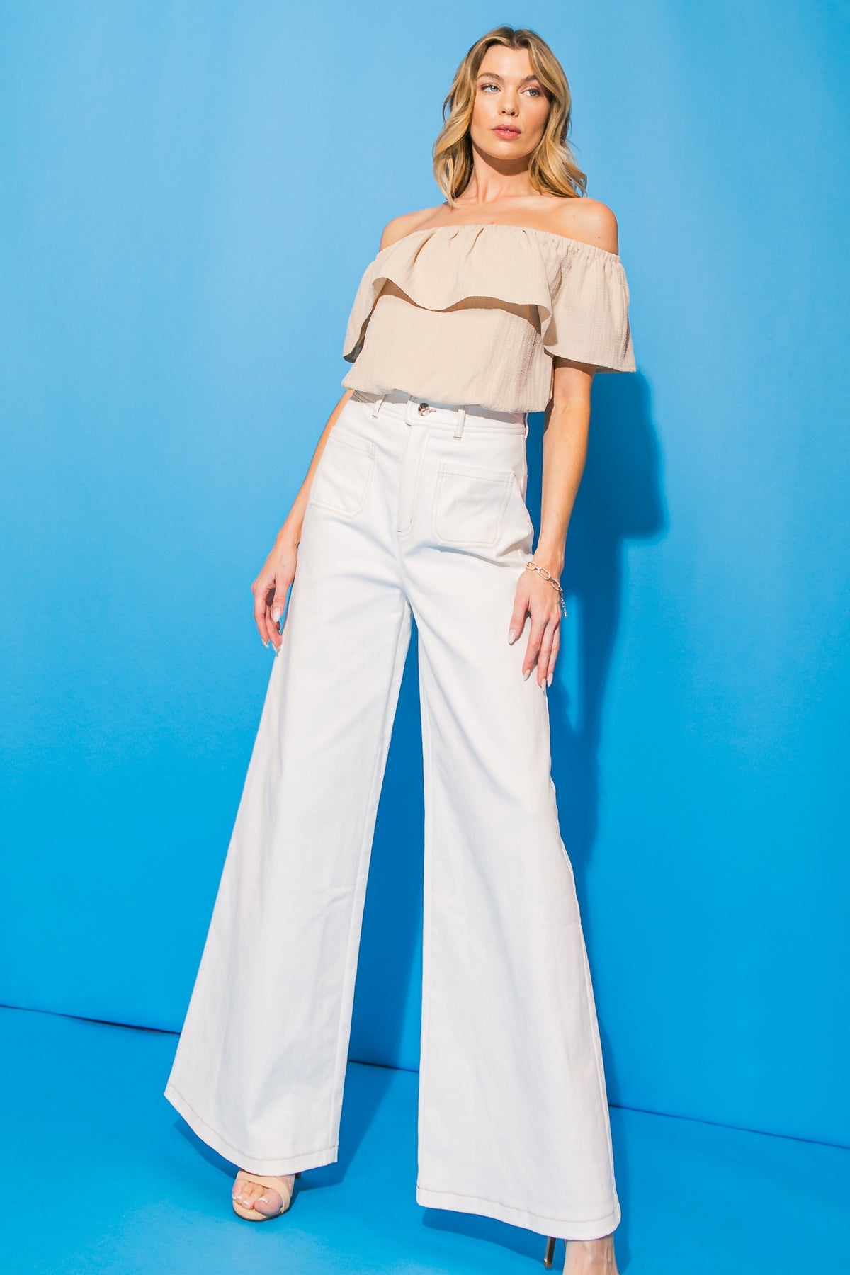 LOVELY MOOD WOVEN TOP - MaraFormigone