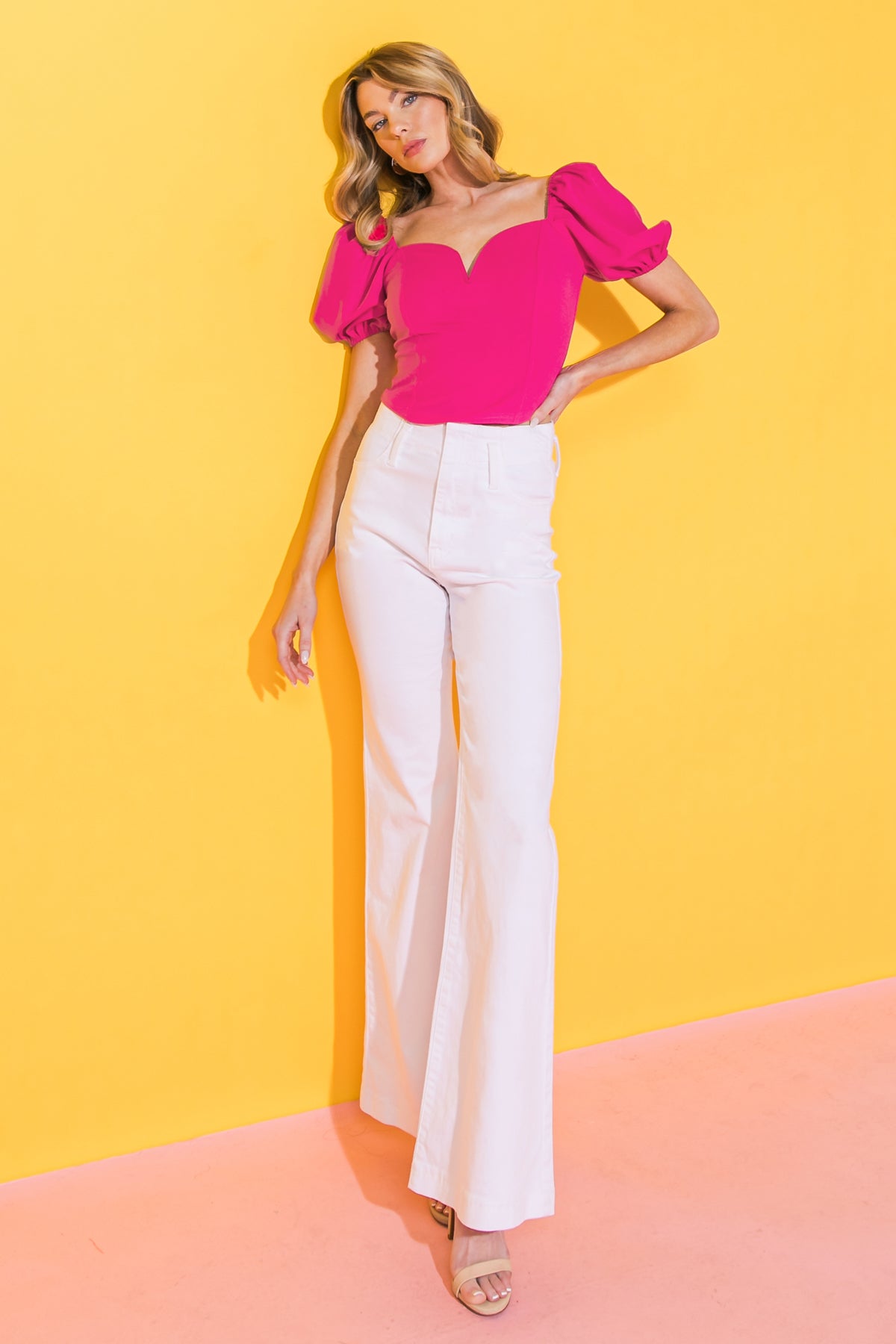 RICH FLEX WOVEN CROP TOP - MaraFormigone