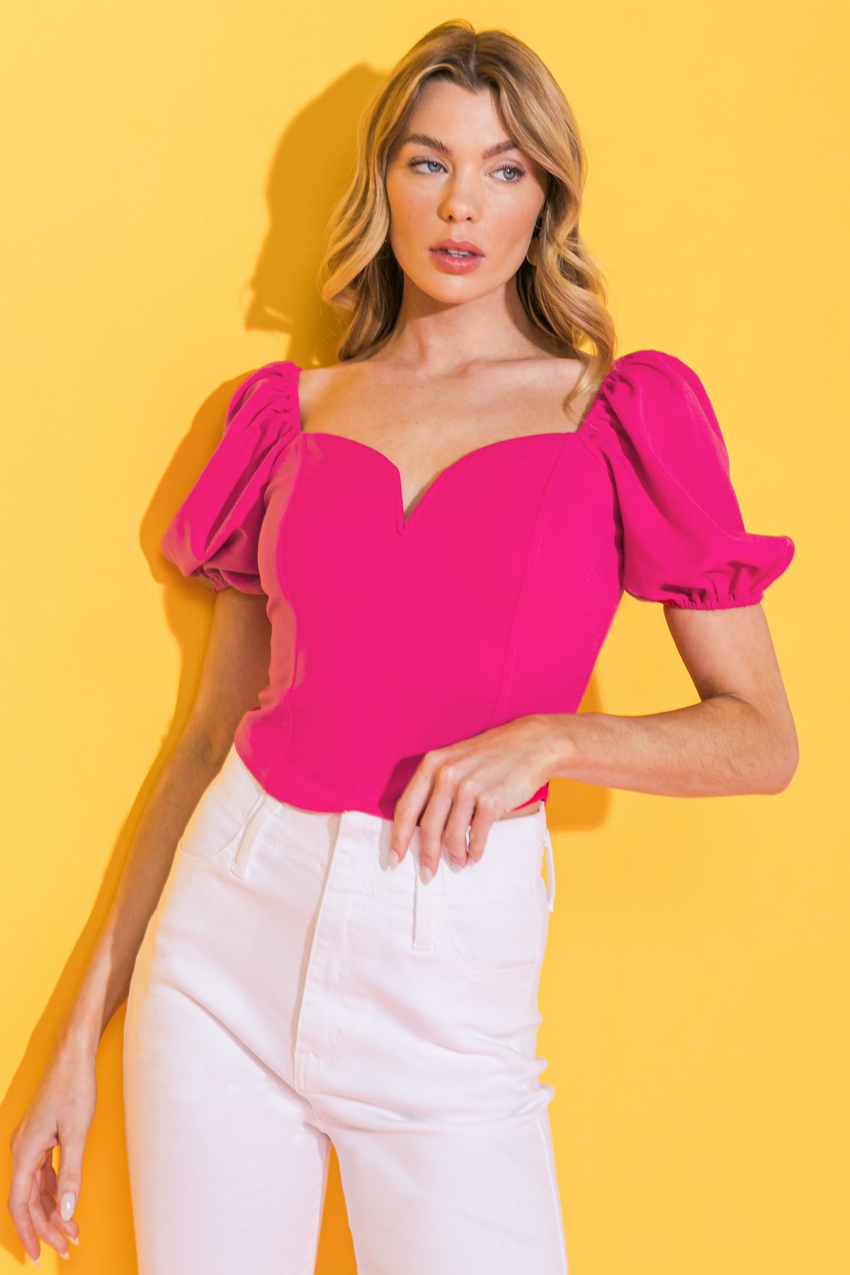 RICH FLEX WOVEN CROP TOP - MaraFormigone