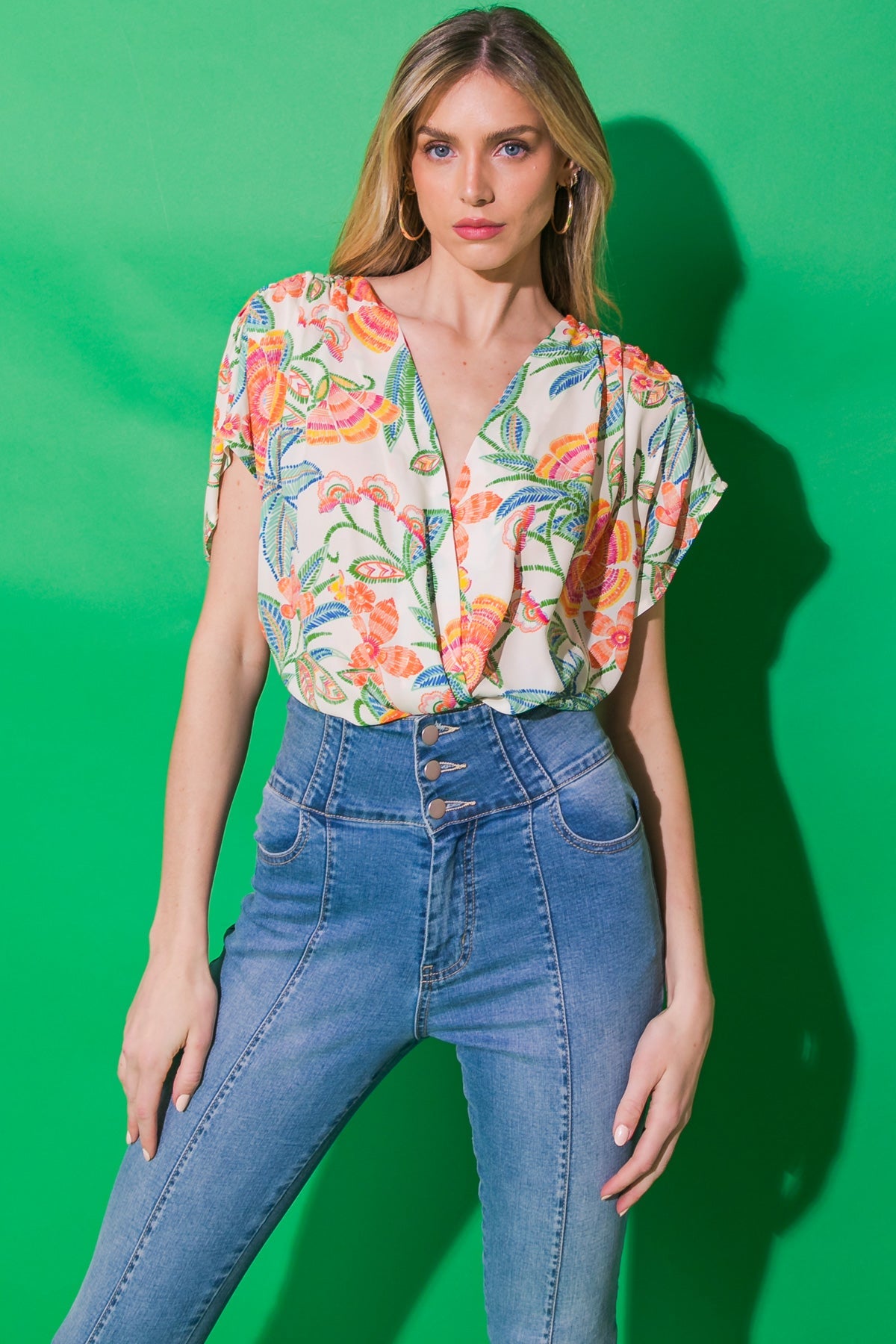 GOT YOU ON MY MIND WOVEN BODYSUIT - MaraFormigone