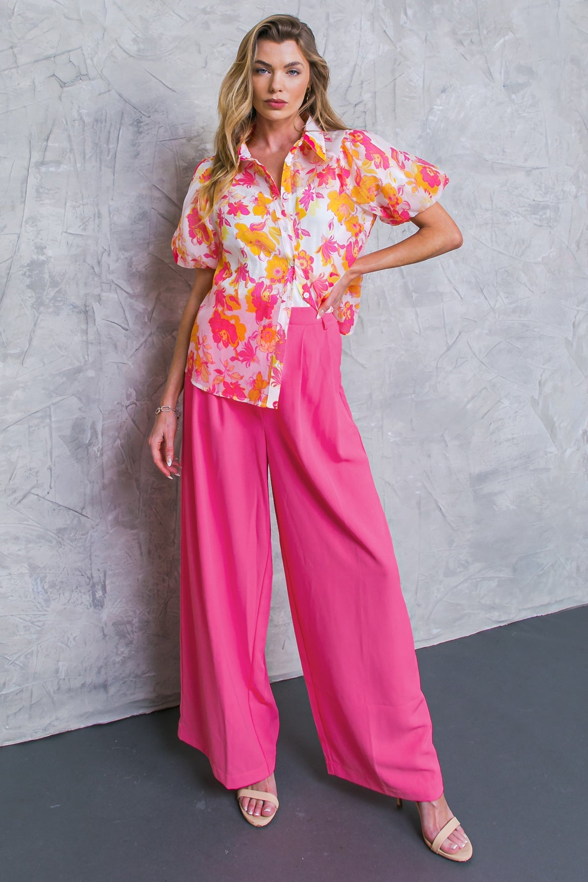 EFFORTLESS OUTLOOK WOVEN TOP - MaraFormigone