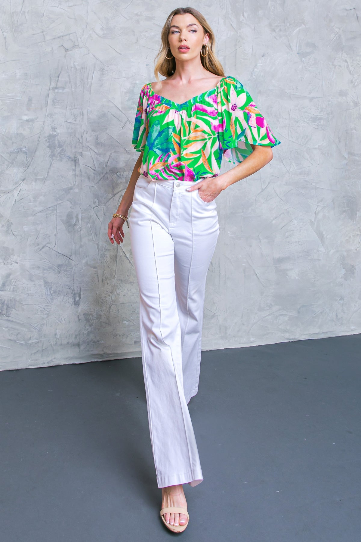 HIGH CLASS WOVEN TOP - MaraFormigone