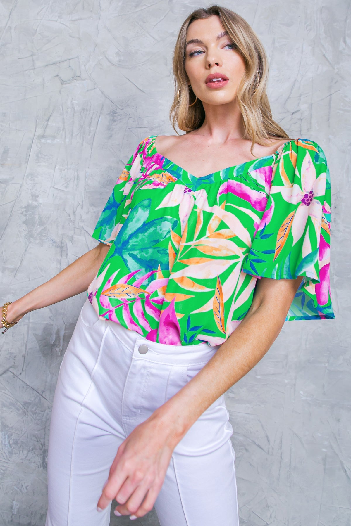 HIGH CLASS WOVEN TOP - MaraFormigone