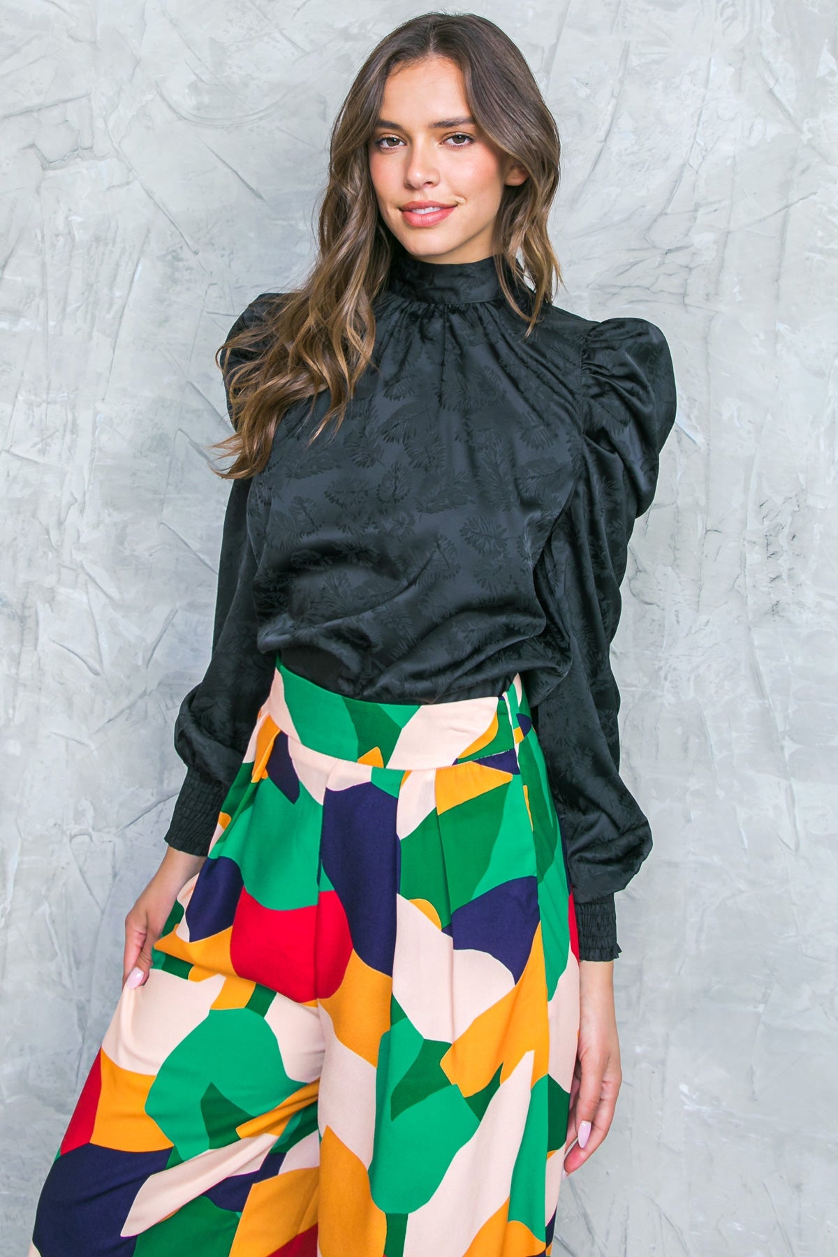 TOP DE SATÉN DE GOLEN GLANCES