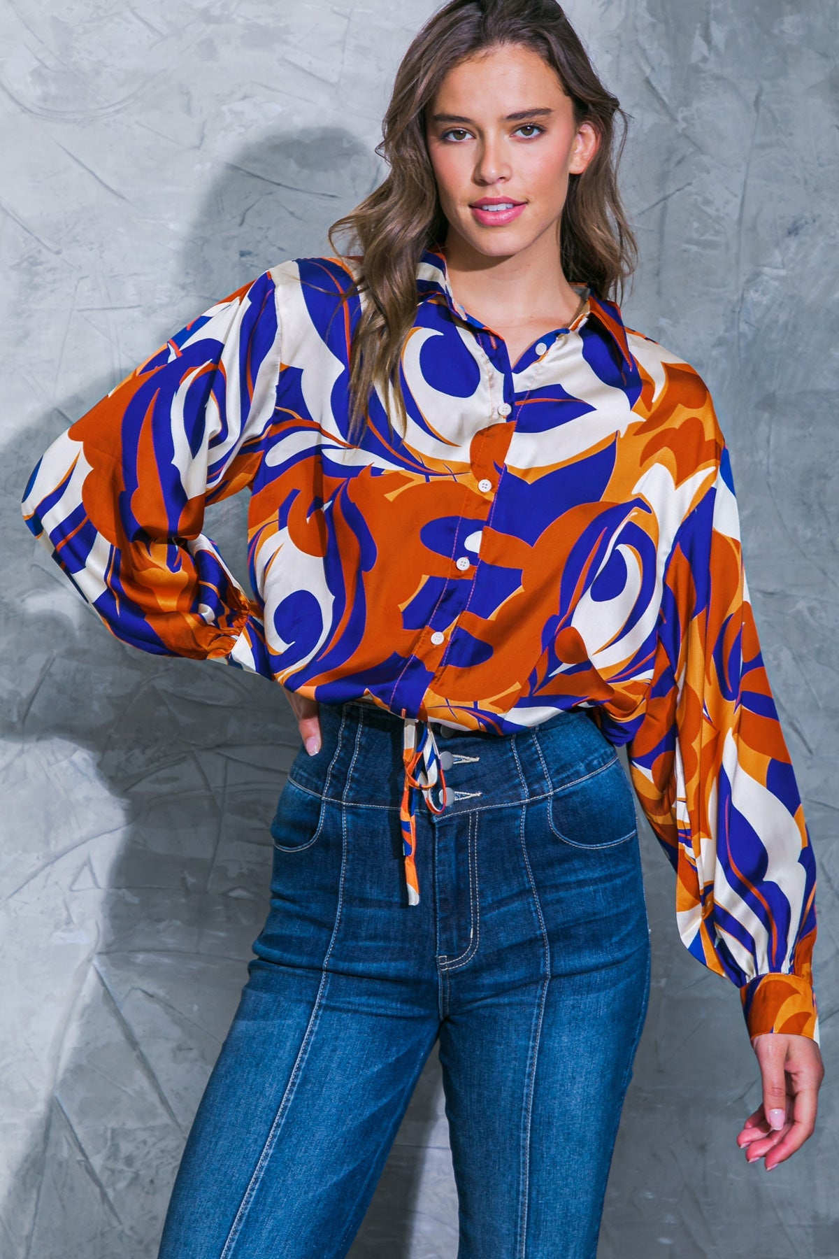 COME AROUND TO YOU WOVEN TOP - MaraFormigone