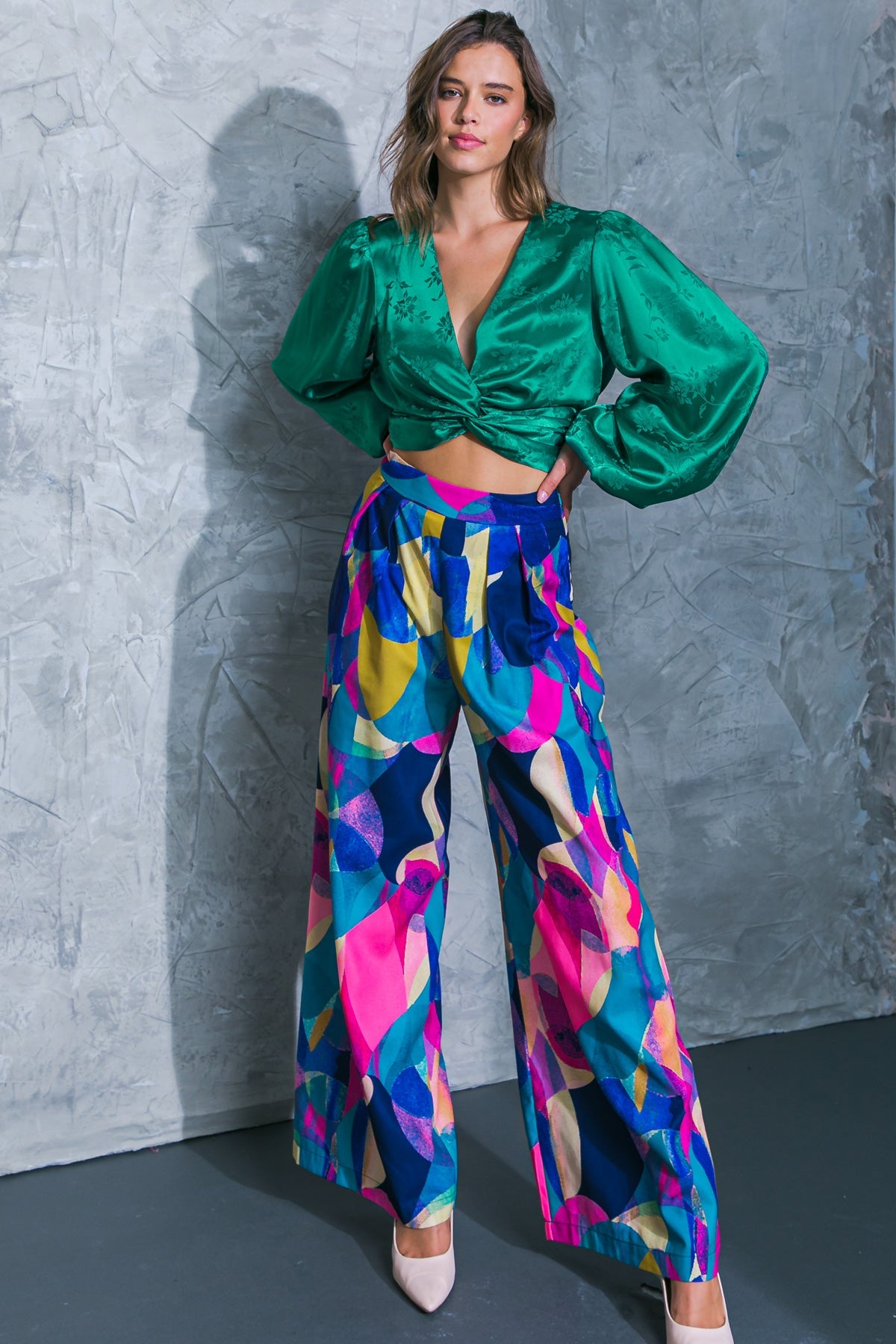 DARLING PERSONALITY WOVEN TOP - MaraFormigone