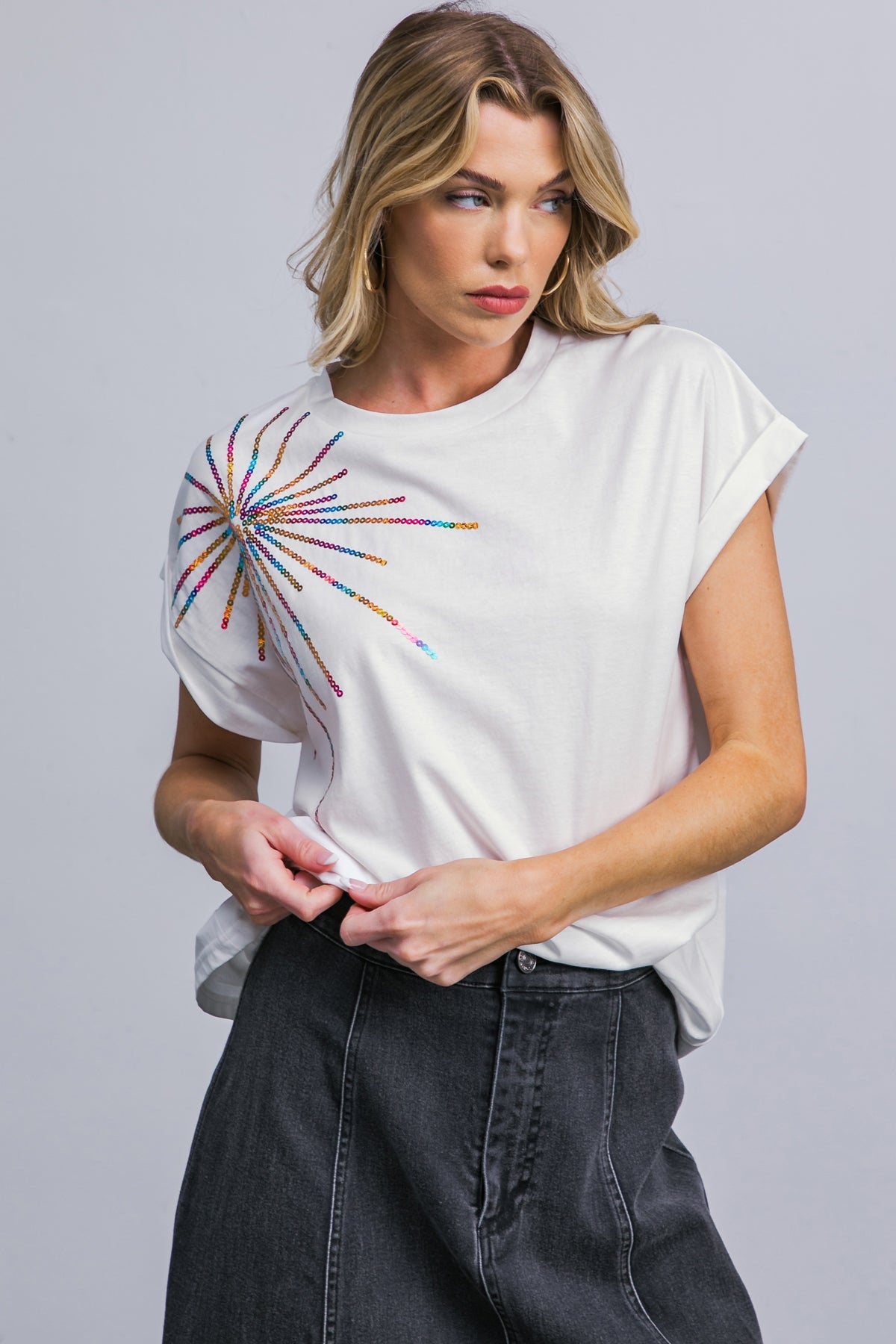 BLUSA DE TRICÔ "FALA SOBRE BELEZA"