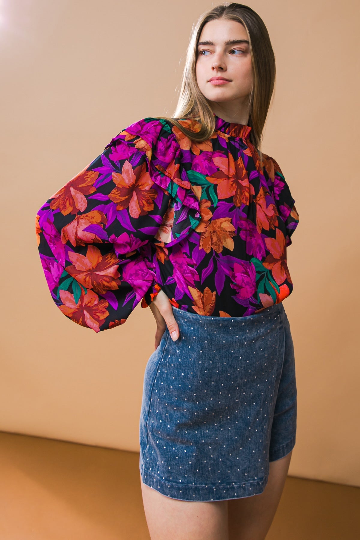 MOODY SWEETIE WOVEN TOP - MaraFormigone