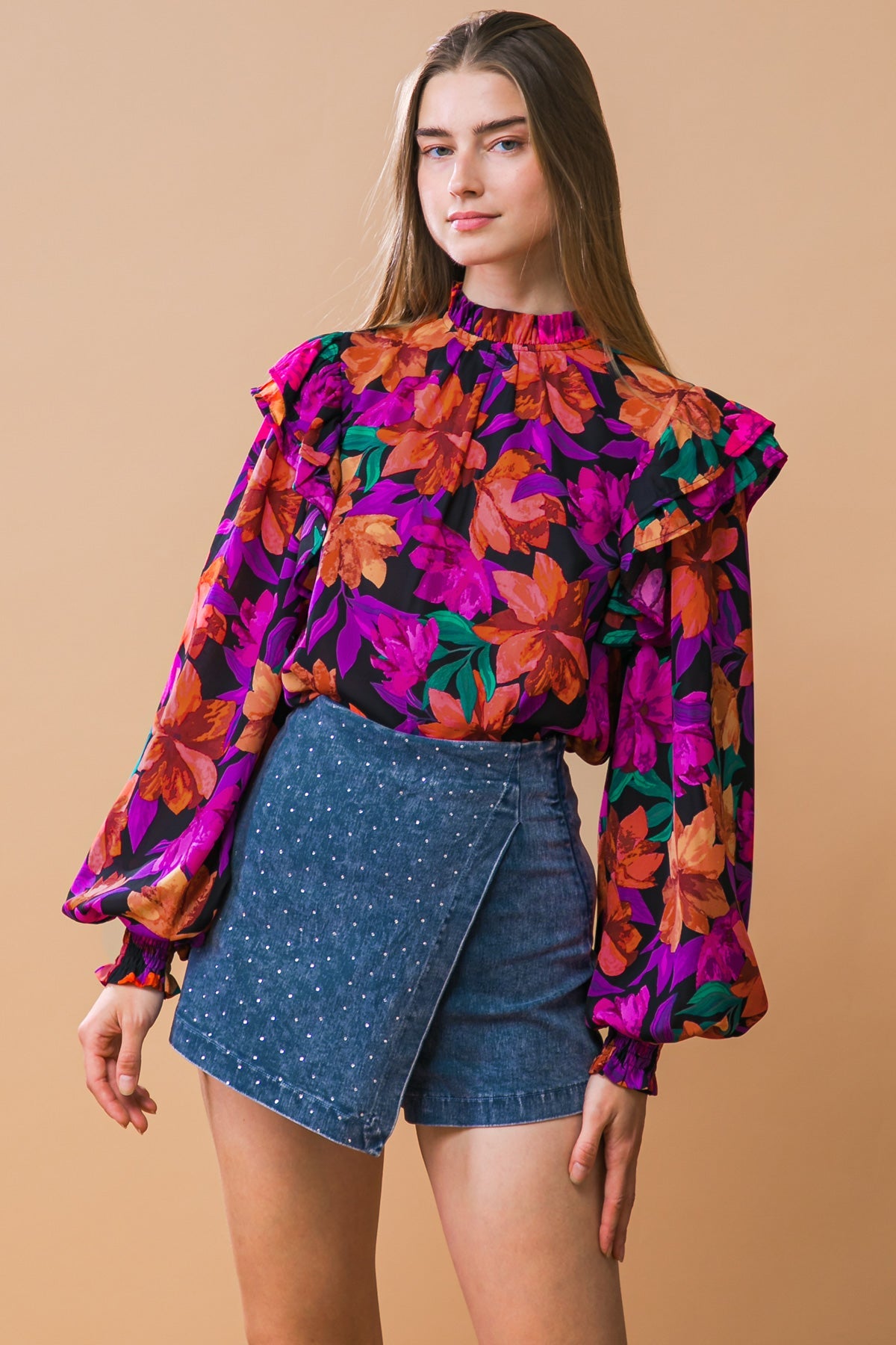 MOODY SWEETIE WOVEN TOP - MaraFormigone