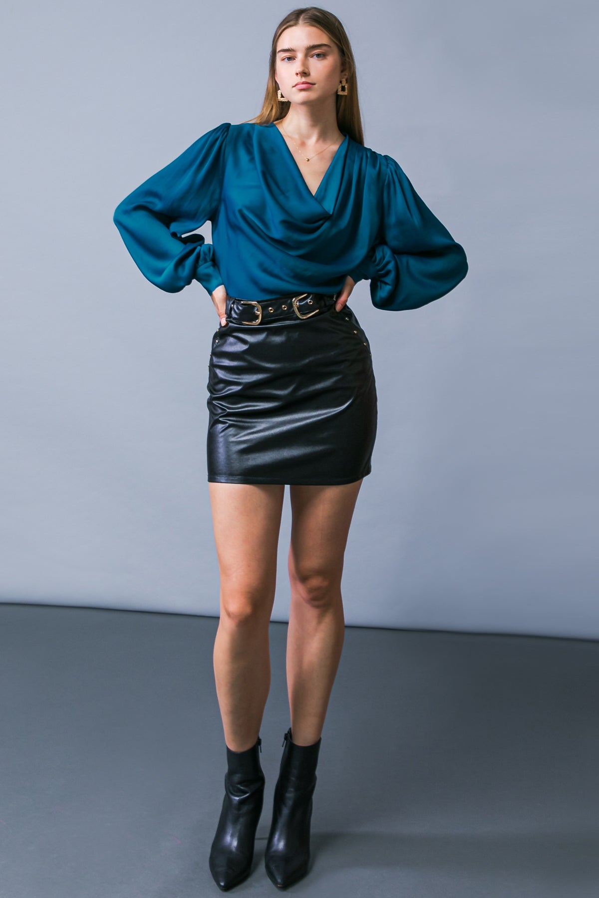 GARDEN SENSATION SATIN TOP - MaraFormigone