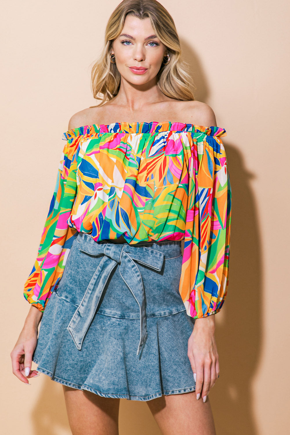 ENTERTAIN ME WOVEN TOP - MaraFormigone