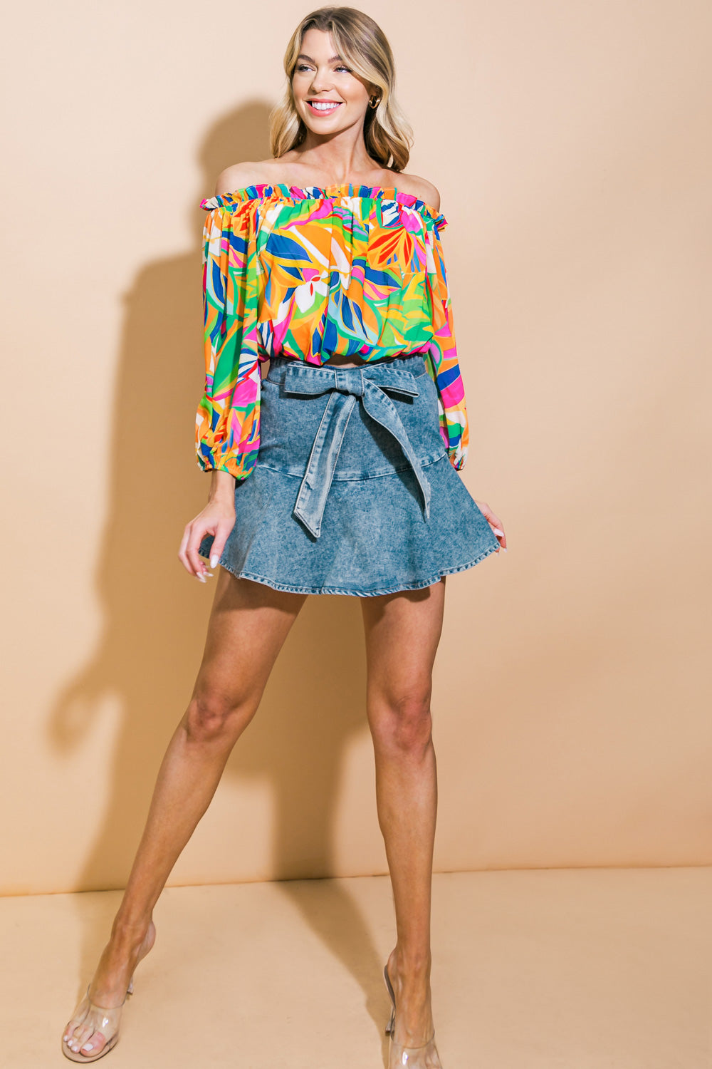 ENTERTAIN ME WOVEN TOP - MaraFormigone