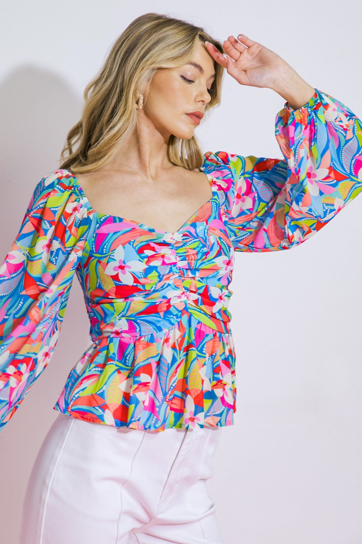 I NEVER KNEW WOVEN TOP - MaraFormigone