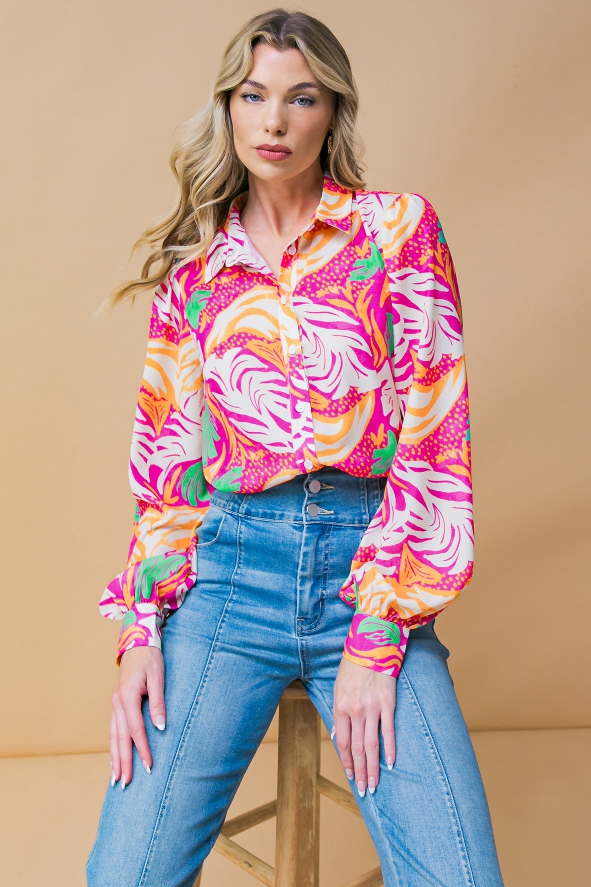 BLUSA DE TECIDO ESTEEMED MOMENT