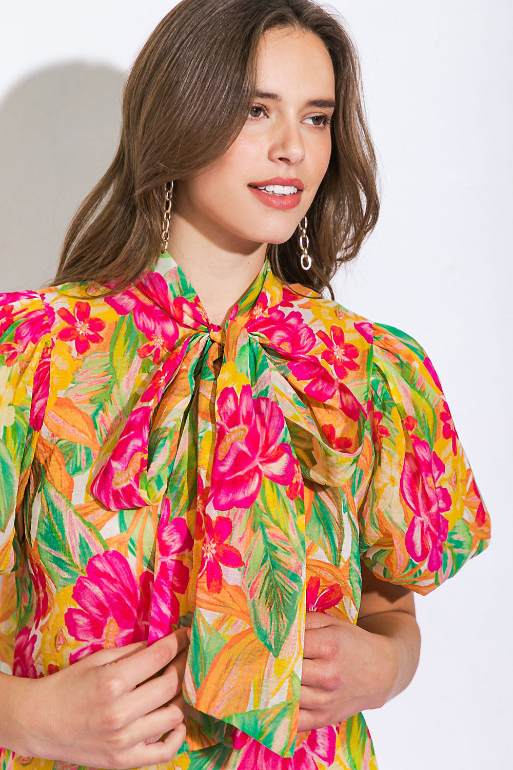 DAY DOWNTOWN WOVEN TOP - MaraFormigone