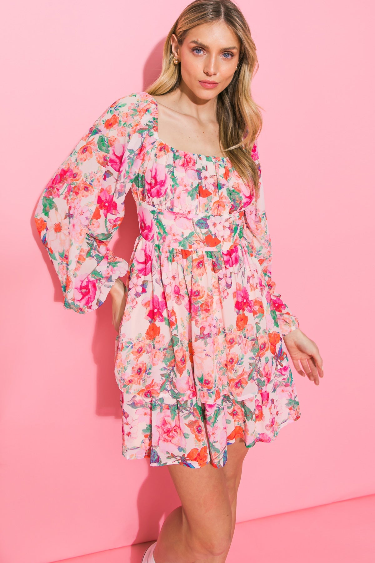 VESTIDO MINI TECIDO LOVE ME TONIGHT