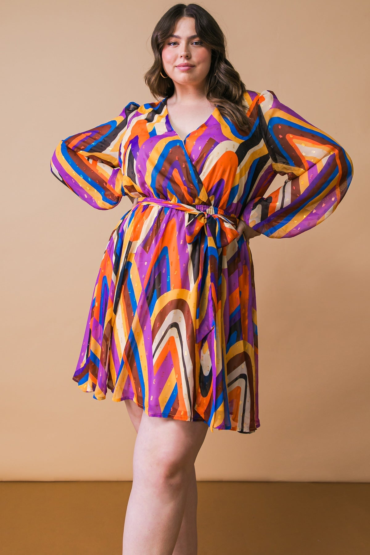 VESTIDO MINI DE TECIDO PALOMA PARA FESTA