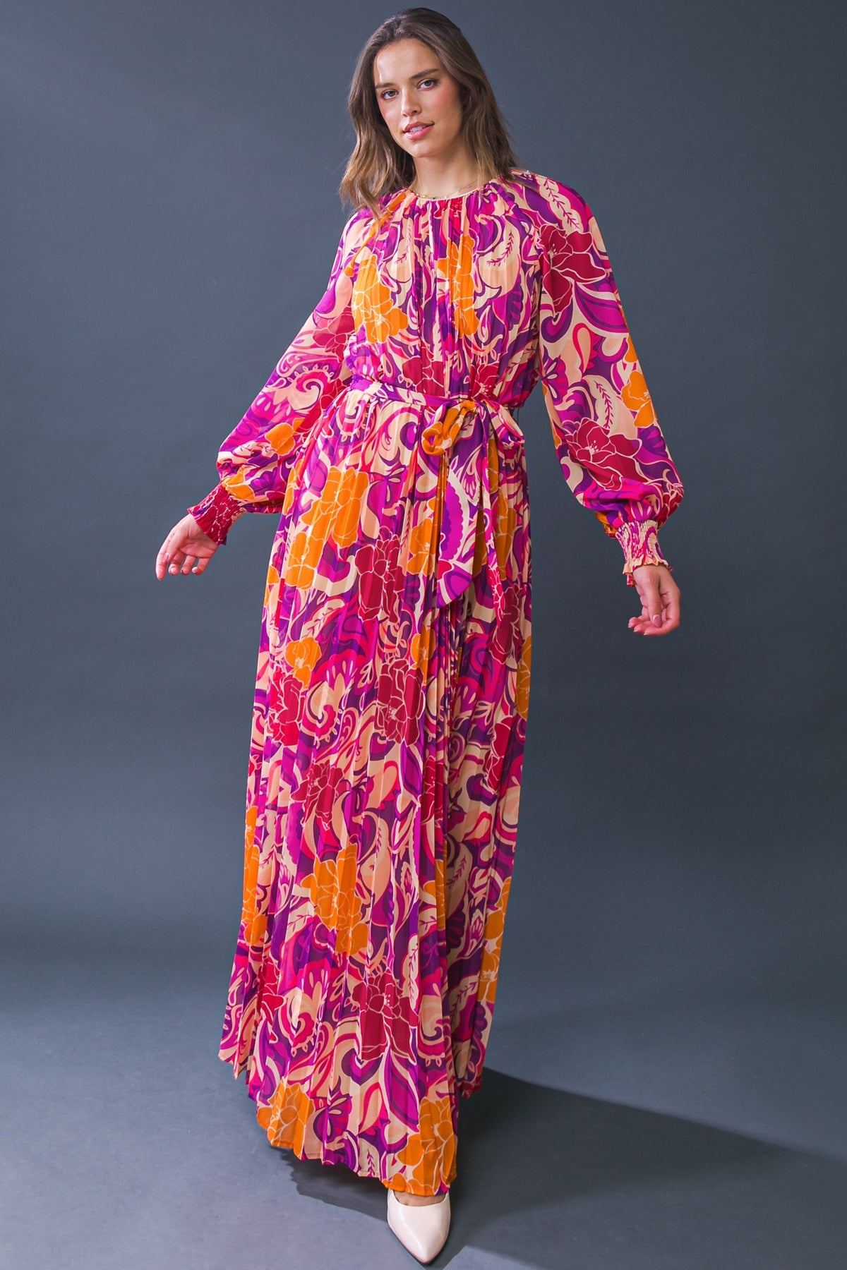 CHANGING LOCATIONS WOVEN MAXI DRESS - MaraFormigone