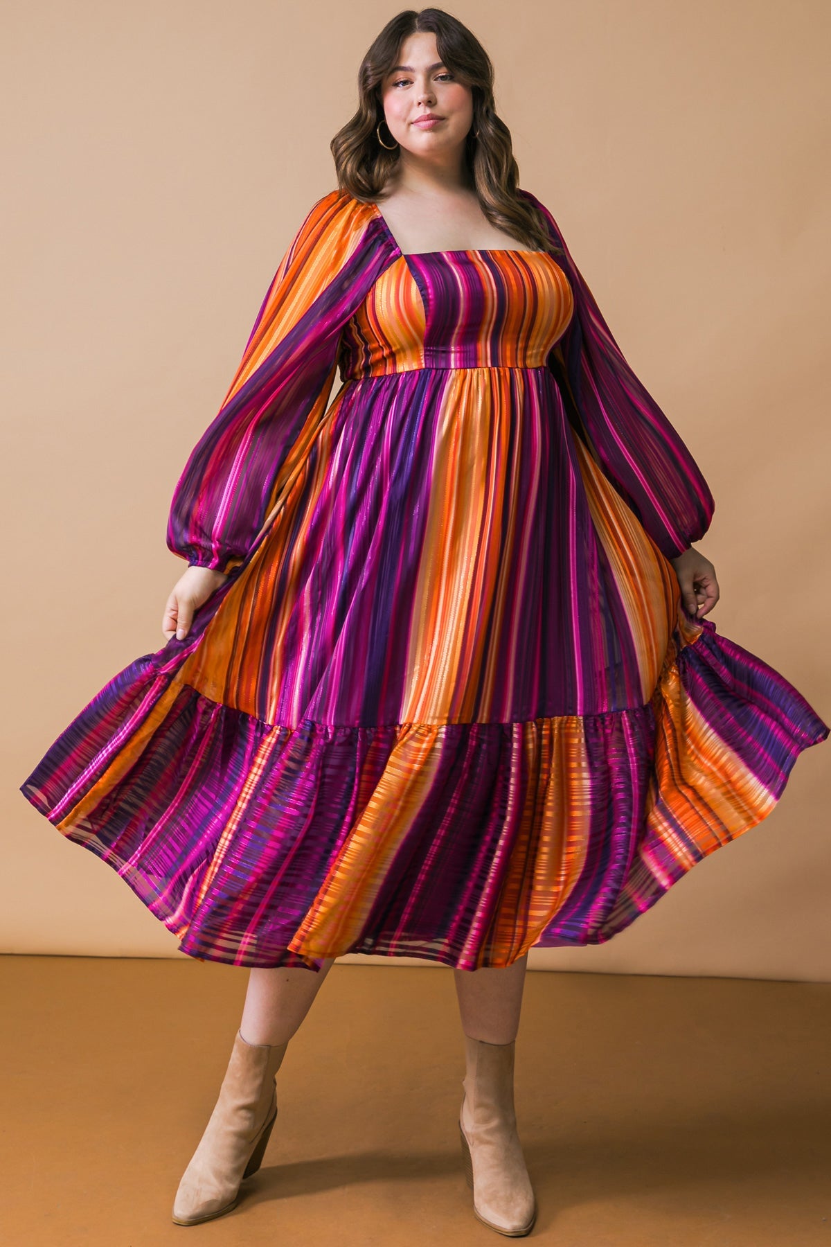 VESTIDO MIDI DE TECIDO TUDO O QUE VOCÊ PRECISA