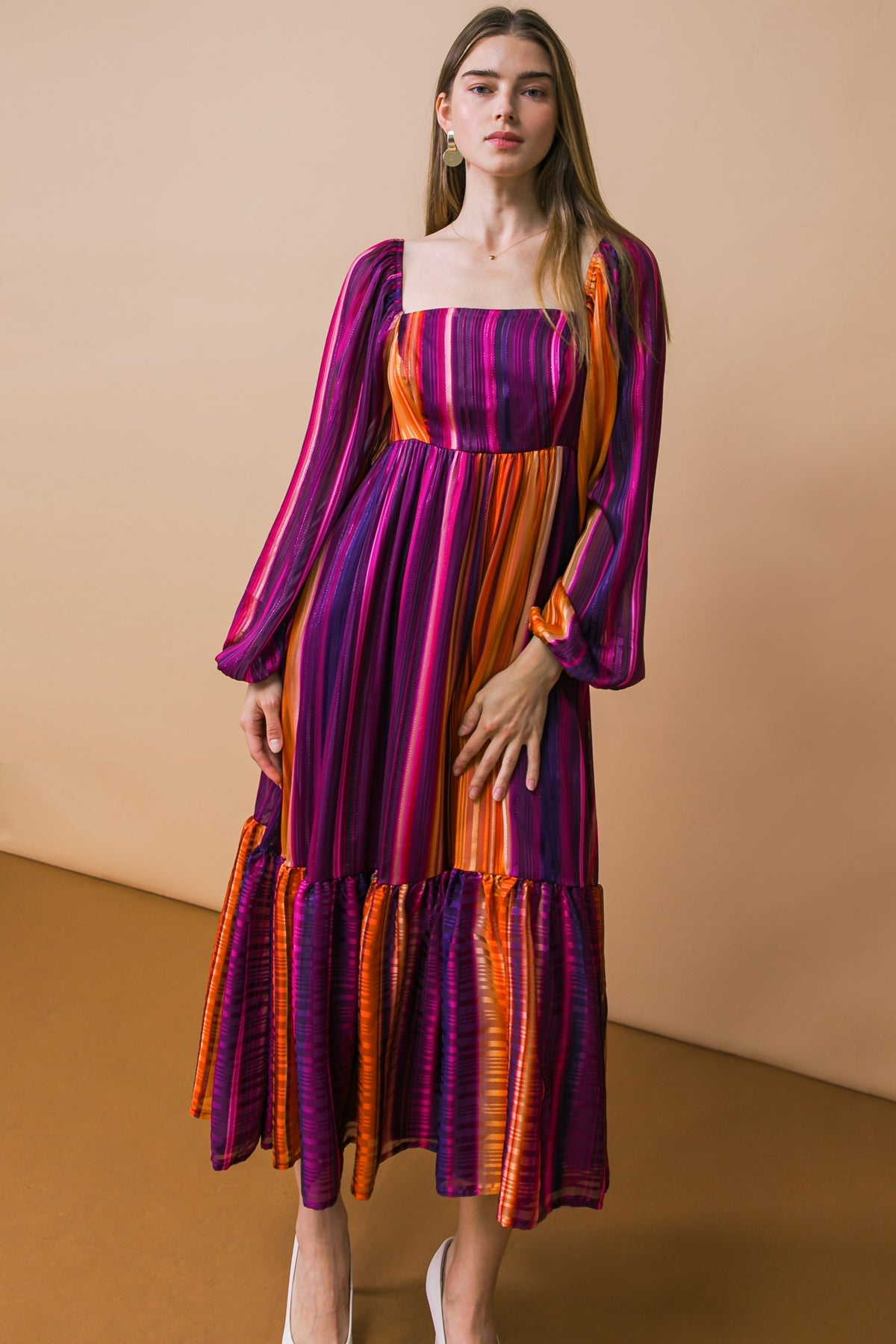 VESTIDO MIDI DE TECIDO TUDO O QUE VOCÊ PRECISA