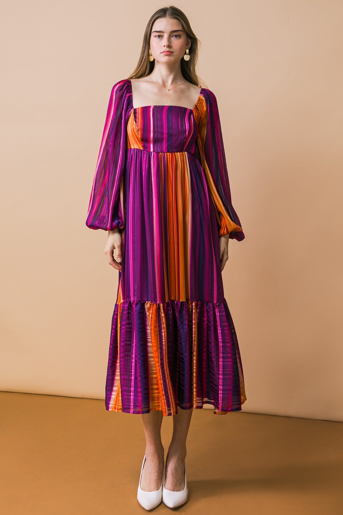 VESTIDO MIDI DE TECIDO TUDO O QUE VOCÊ PRECISA