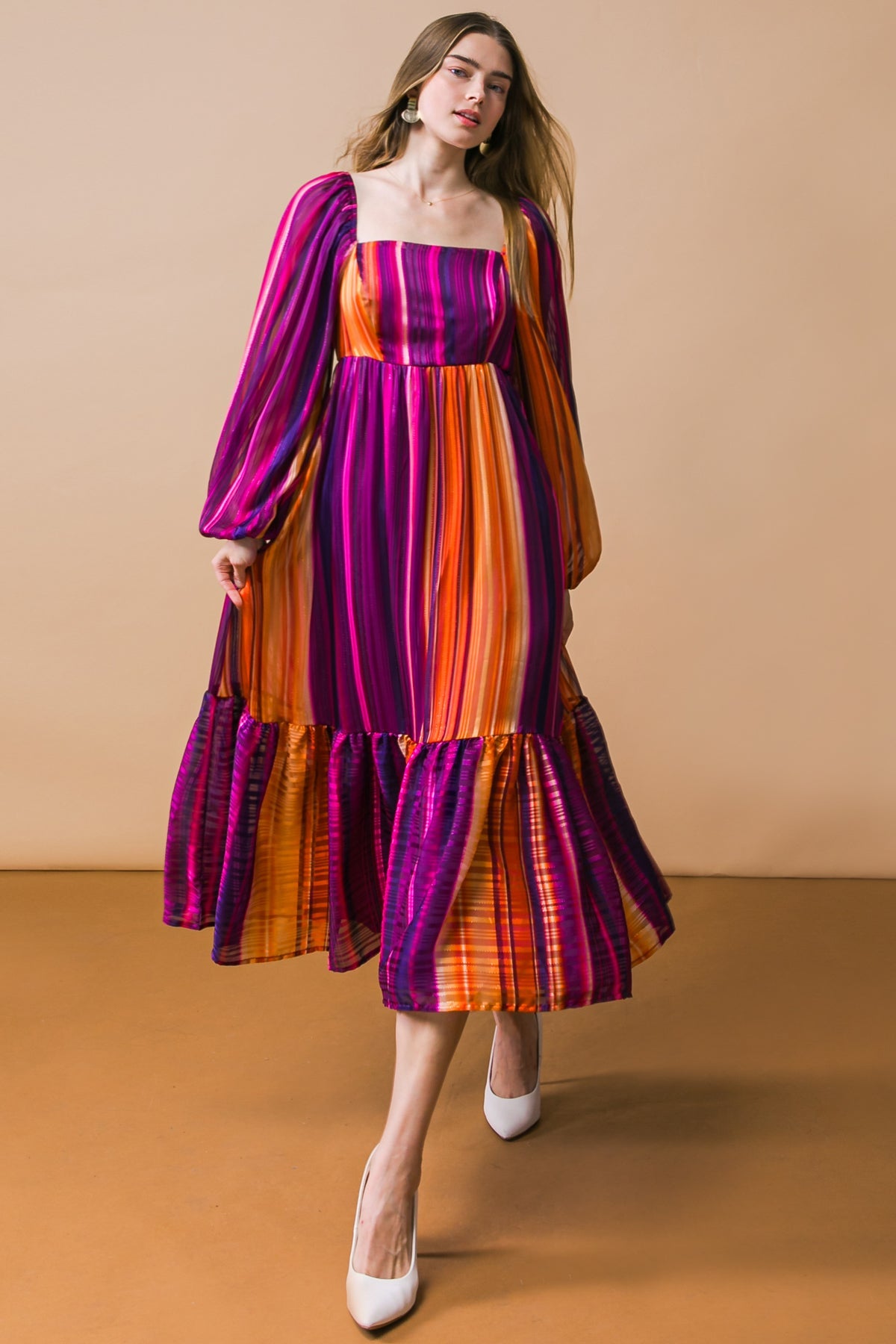 VESTIDO MIDI DE TECIDO TUDO O QUE VOCÊ PRECISA