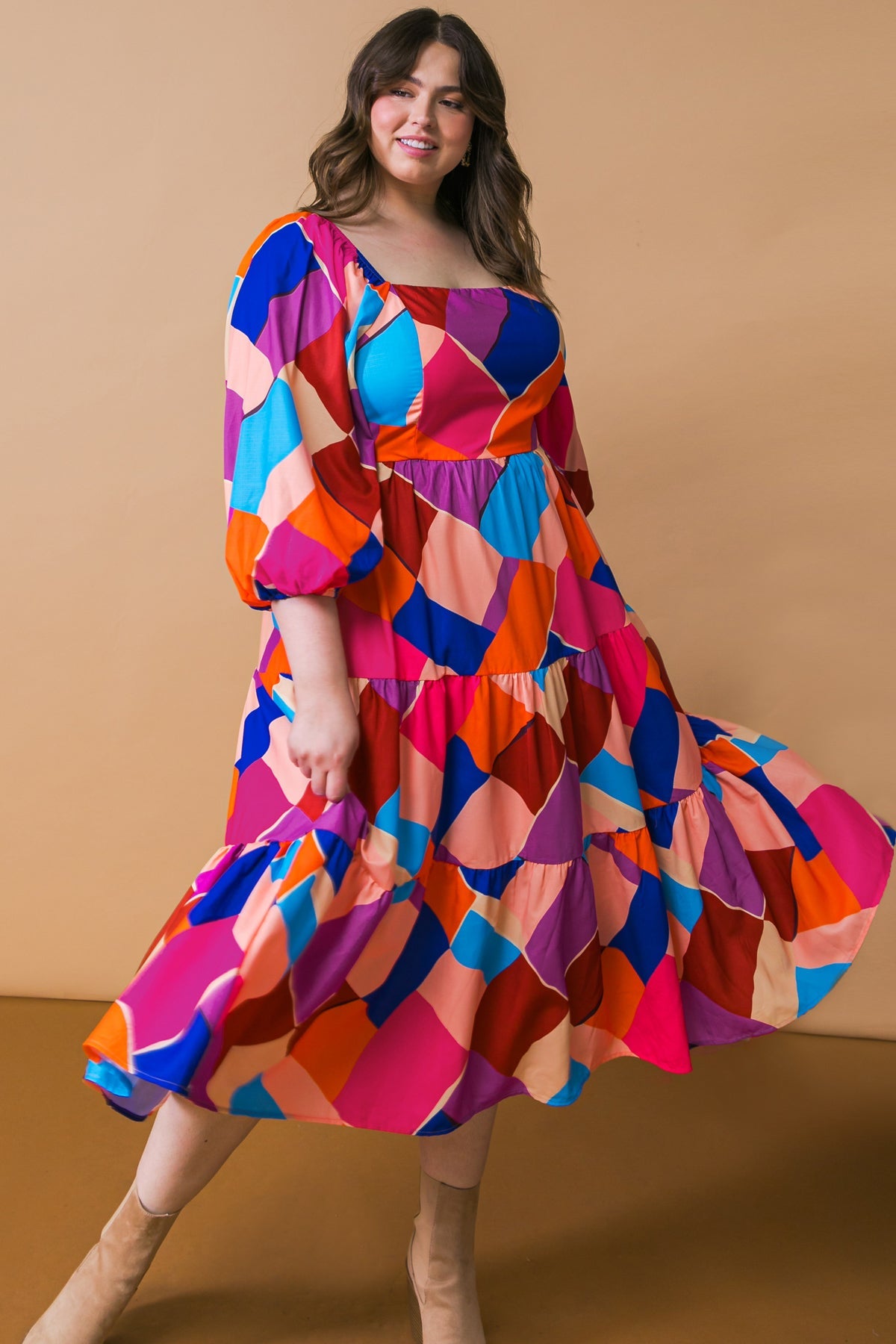 VESTIDO MIDI TEJIDO "TULLING HEARTSTRINGS"